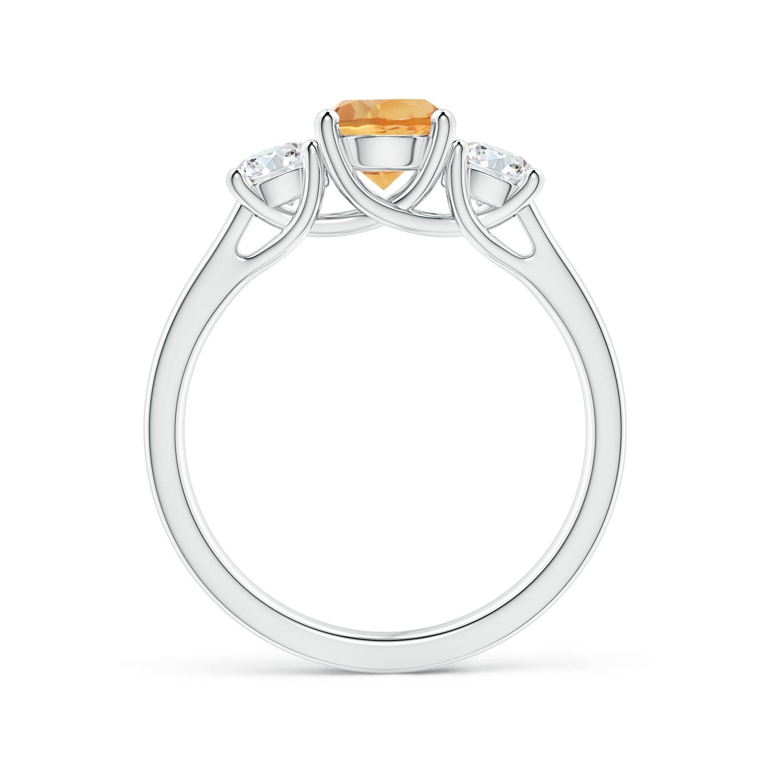 A - Citrine / 1.16 CT / 14 KT White Gold