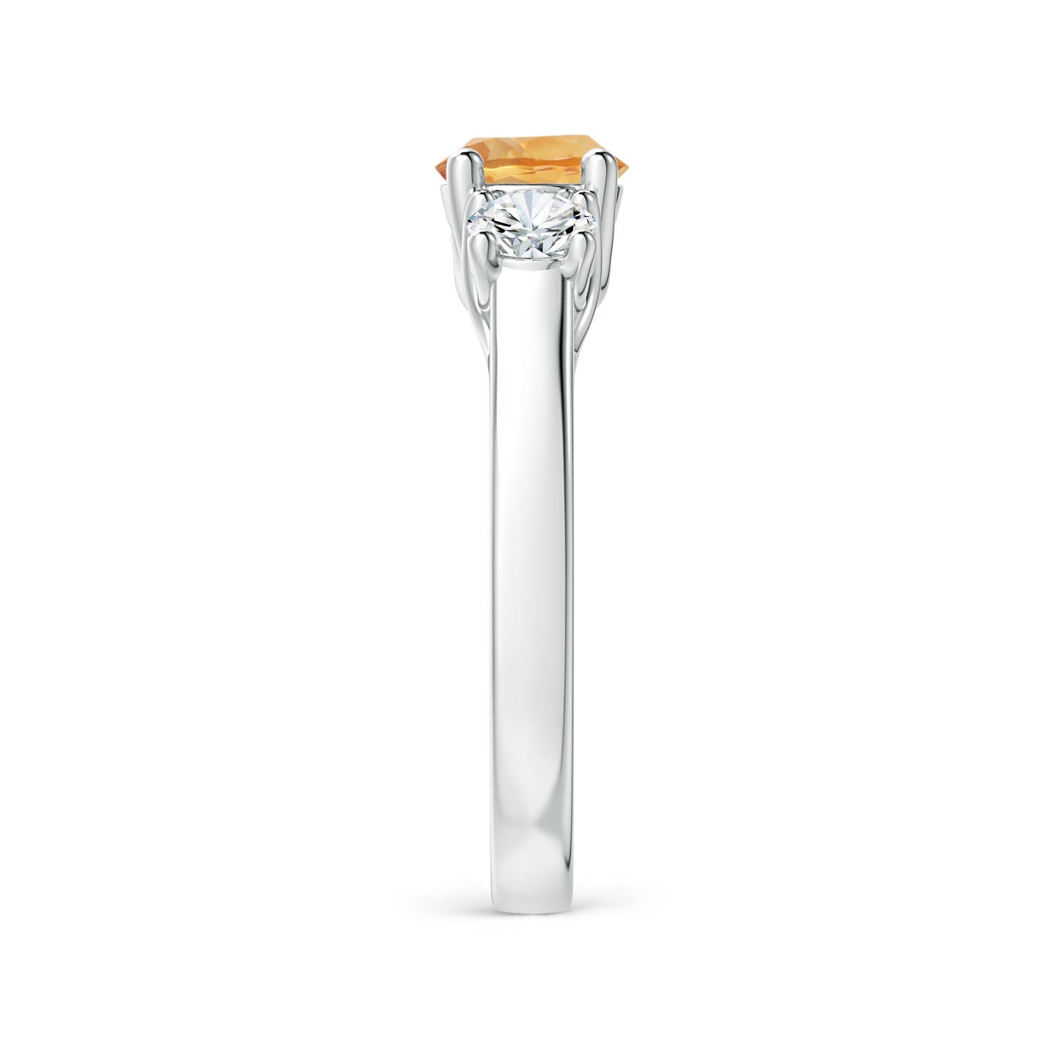 A - Citrine / 1.16 CT / 14 KT White Gold