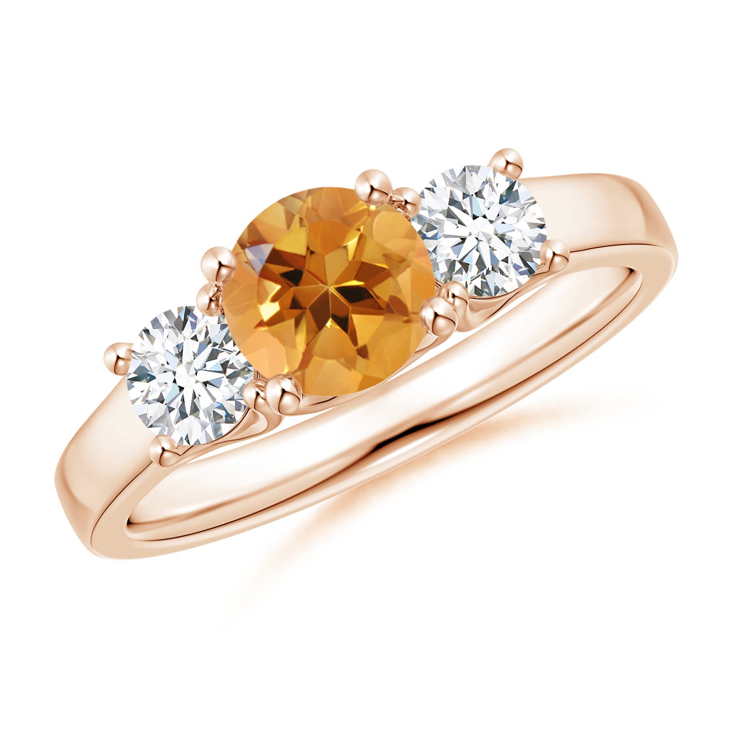 AA - Citrine / 1.16 CT / 14 KT Rose Gold