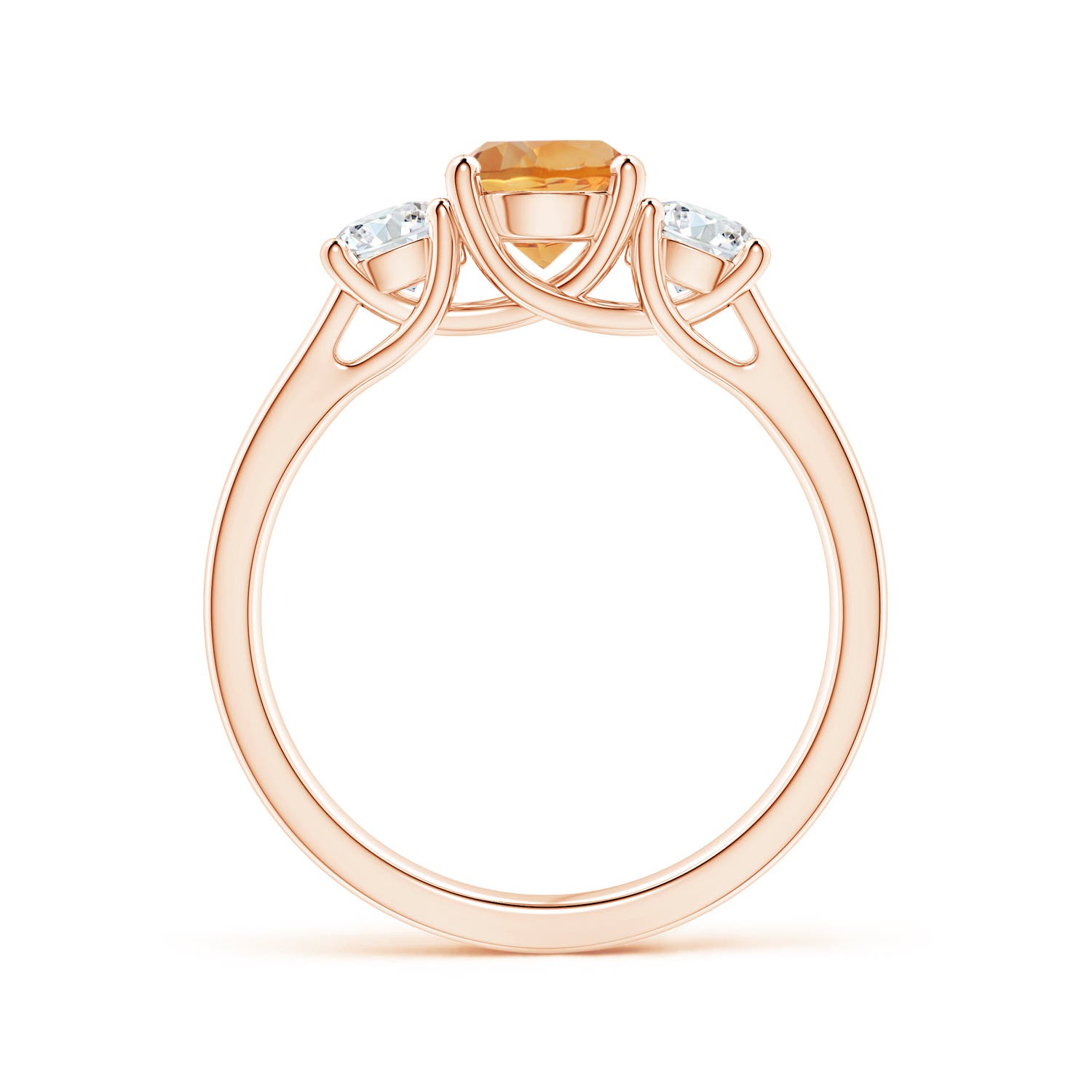 AA - Citrine / 1.16 CT / 14 KT Rose Gold