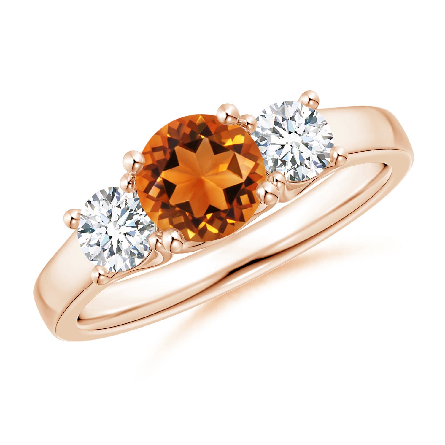 AAAA - Citrine / 1.16 CT / 14 KT Rose Gold