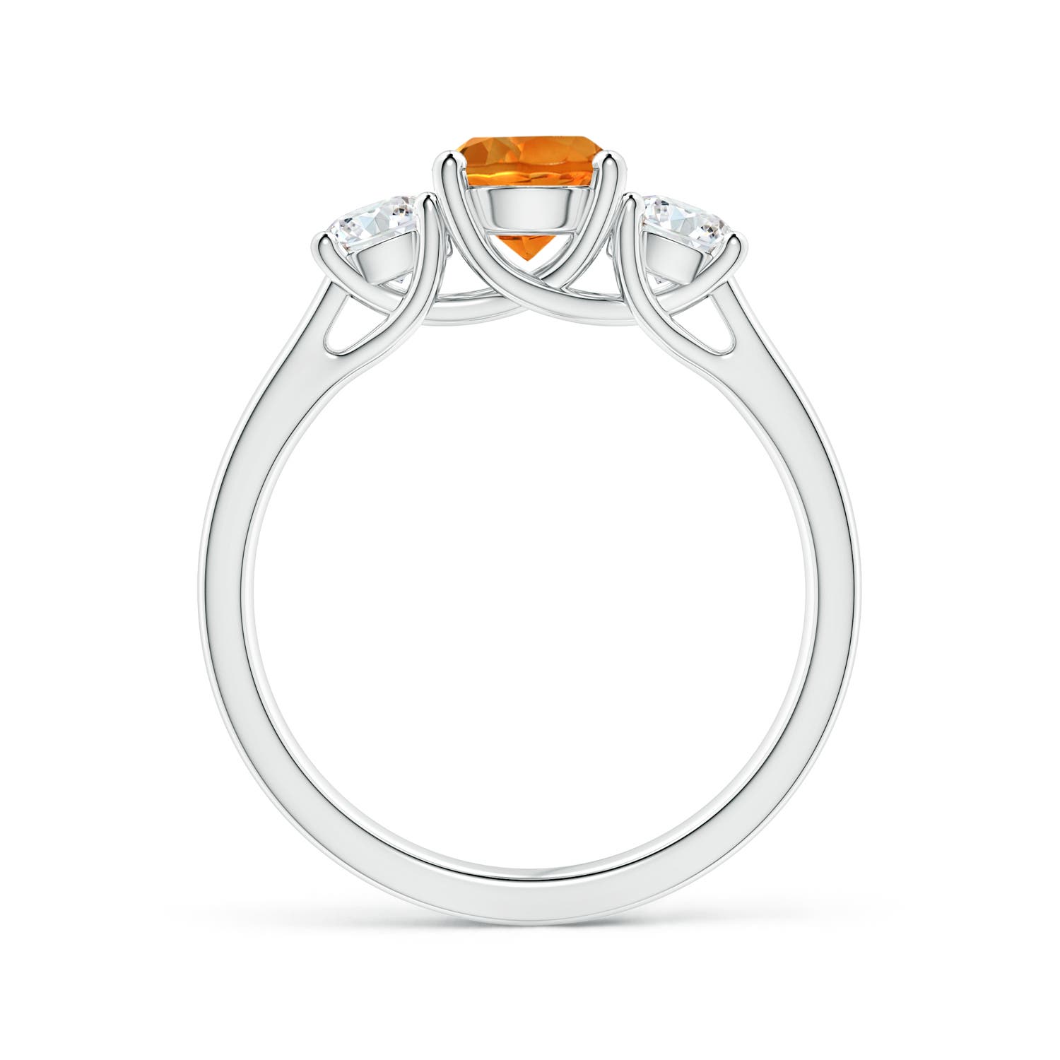 AAAA - Citrine / 1.16 CT / 14 KT White Gold