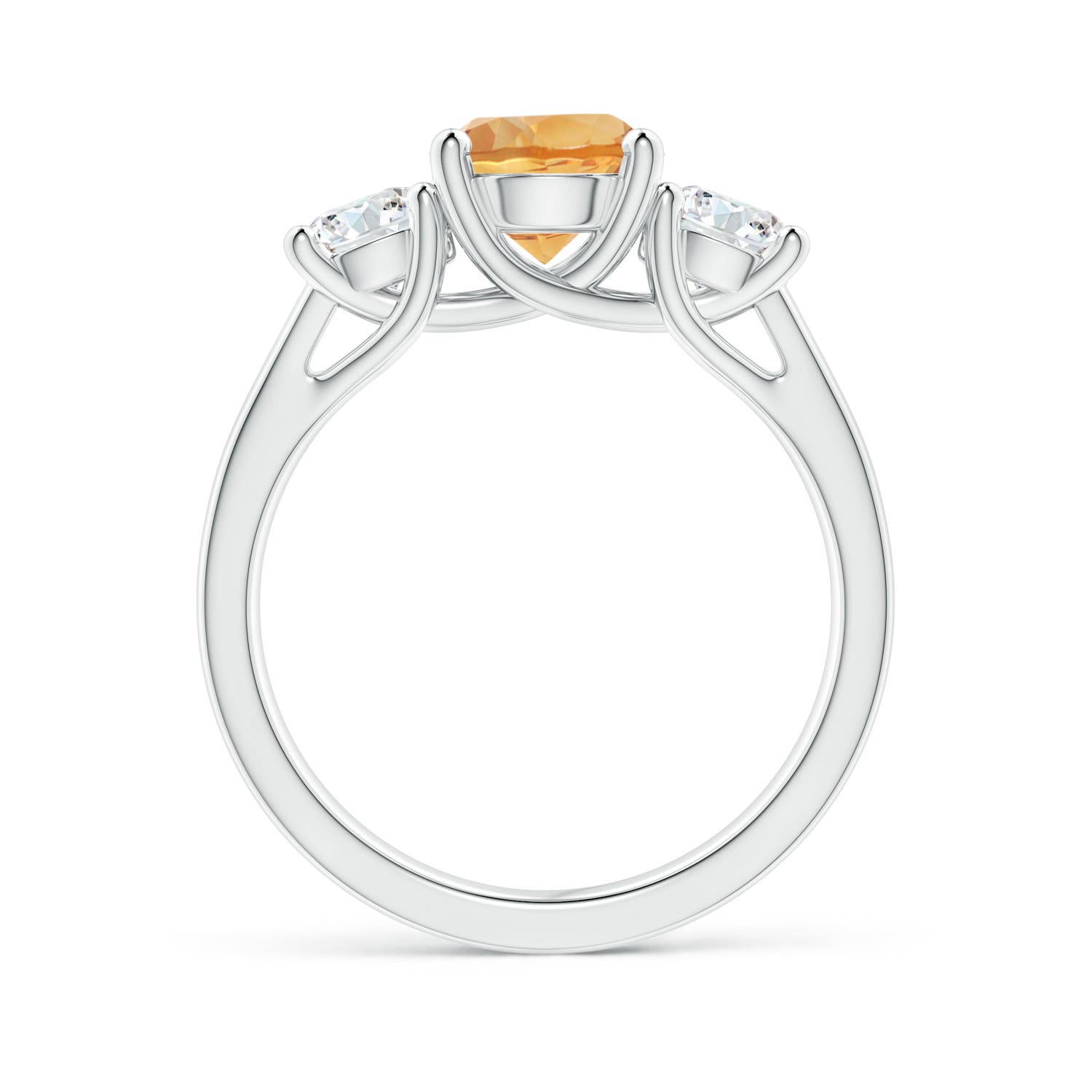 A - Citrine / 1.95 CT / 14 KT White Gold