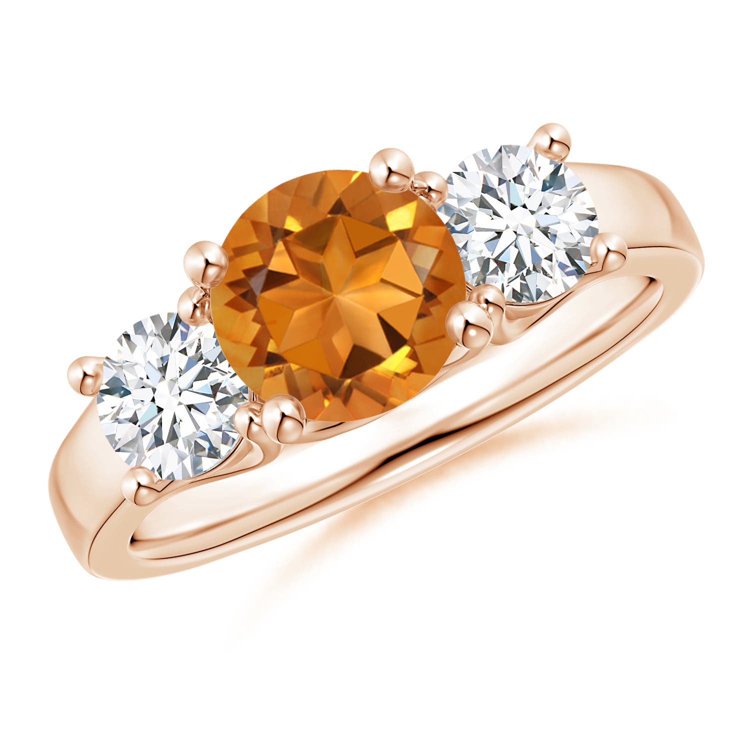 AAA - Citrine / 1.95 CT / 14 KT Rose Gold