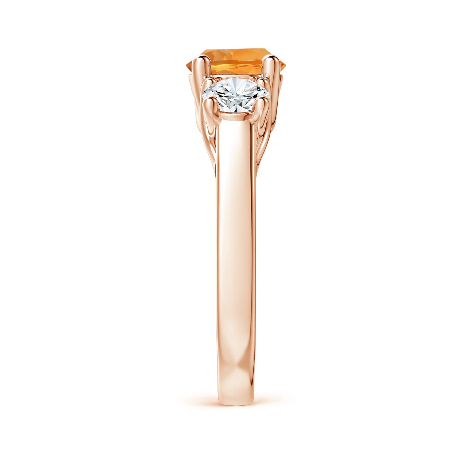 AAA - Citrine / 1.95 CT / 14 KT Rose Gold