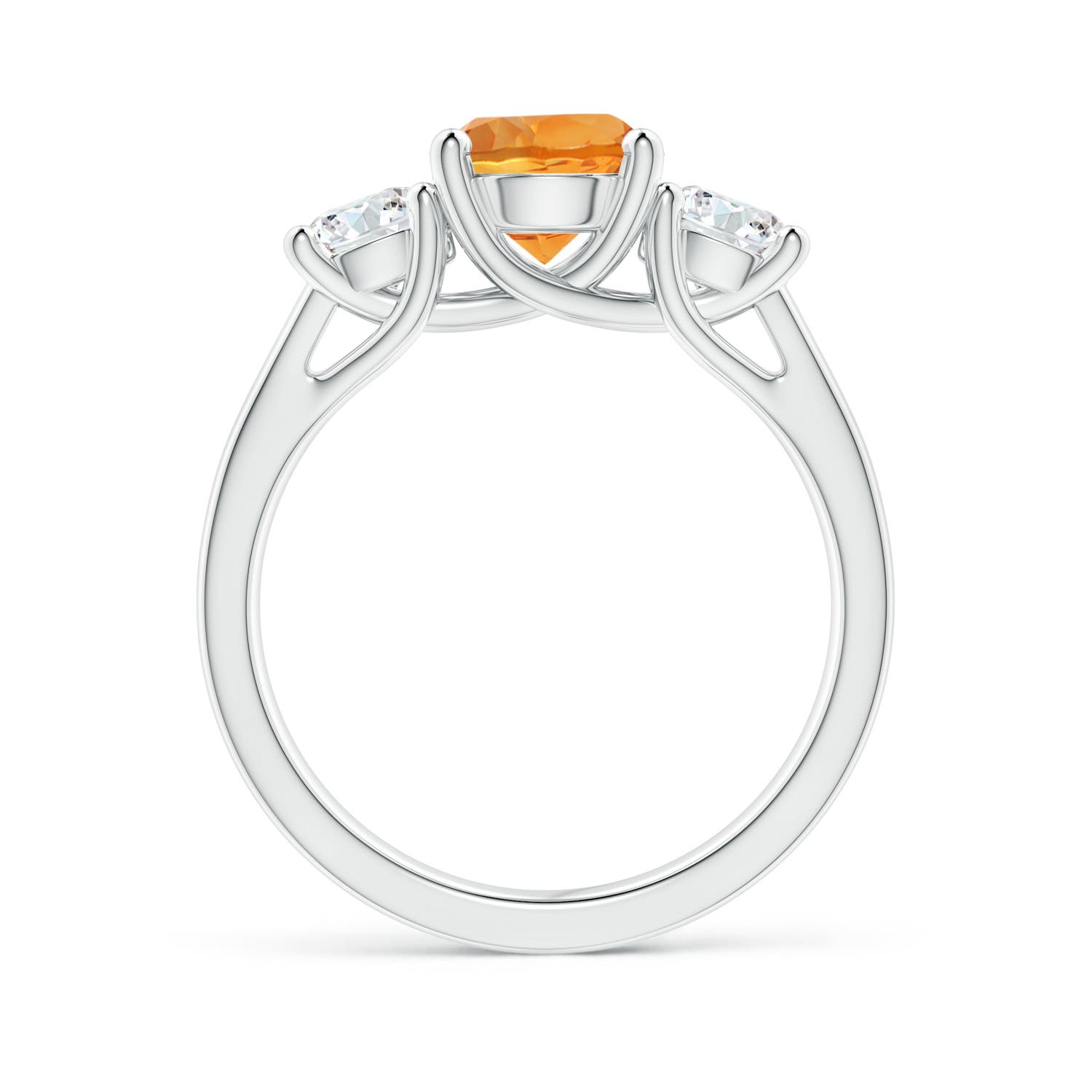 AAA - Citrine / 1.95 CT / 14 KT White Gold