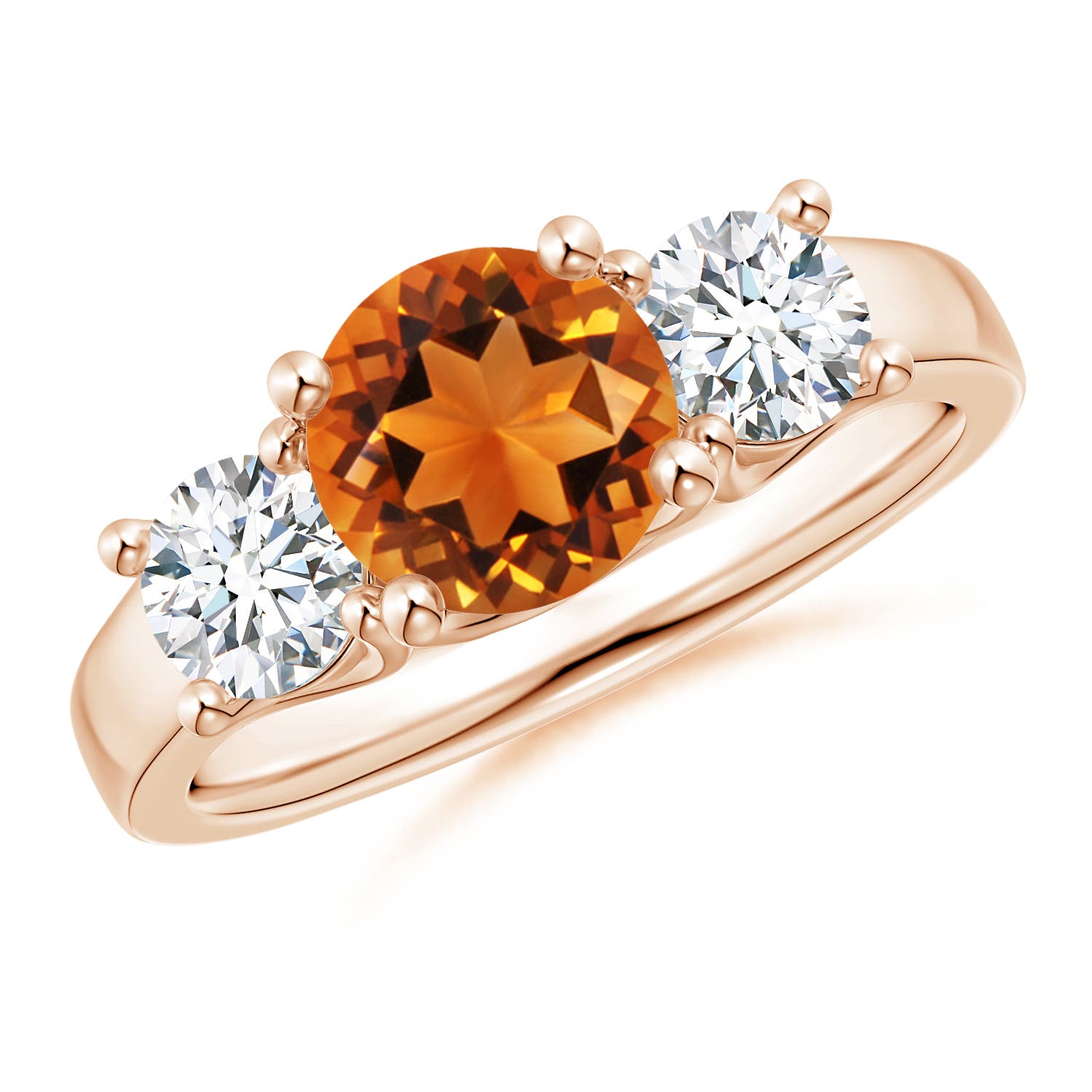 AAAA - Citrine / 1.95 CT / 14 KT Rose Gold