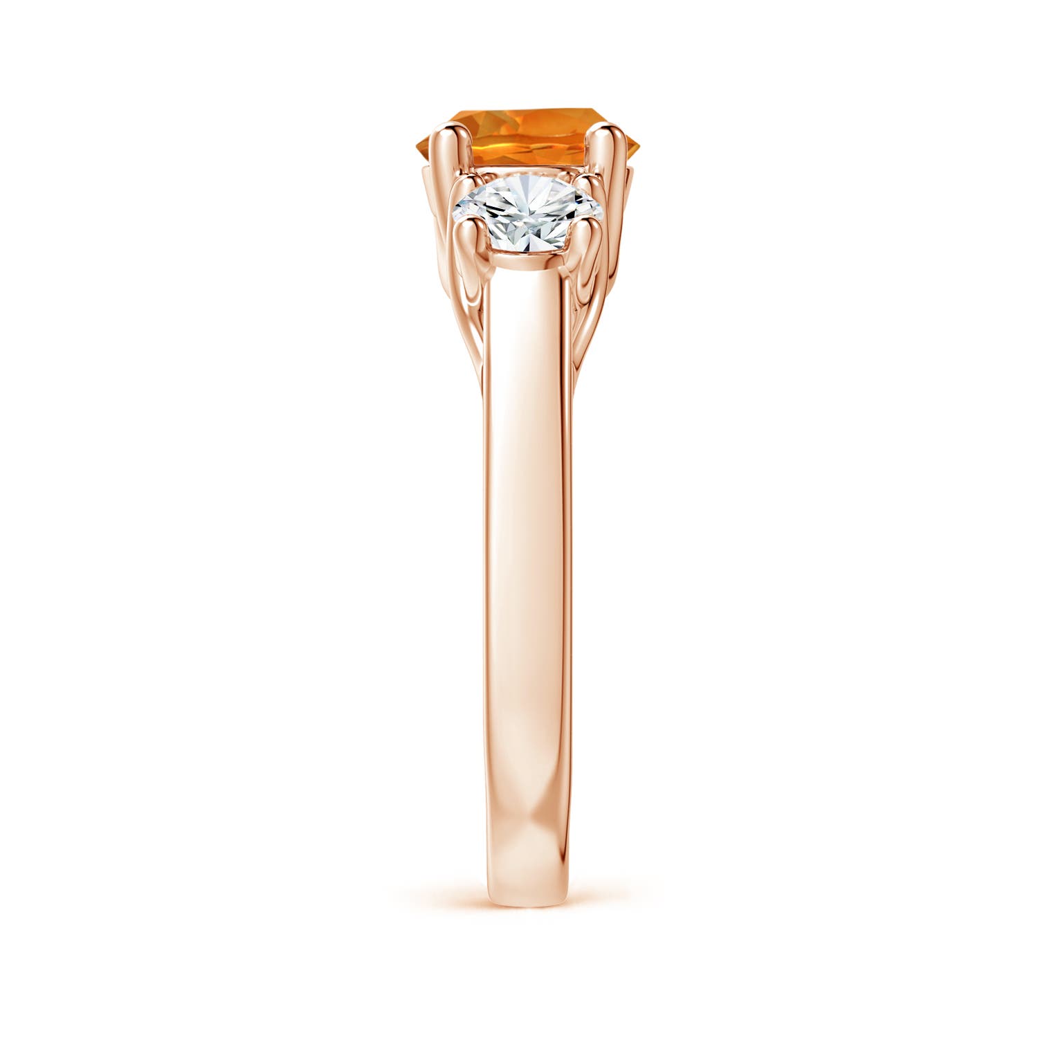 AAAA - Citrine / 1.95 CT / 14 KT Rose Gold