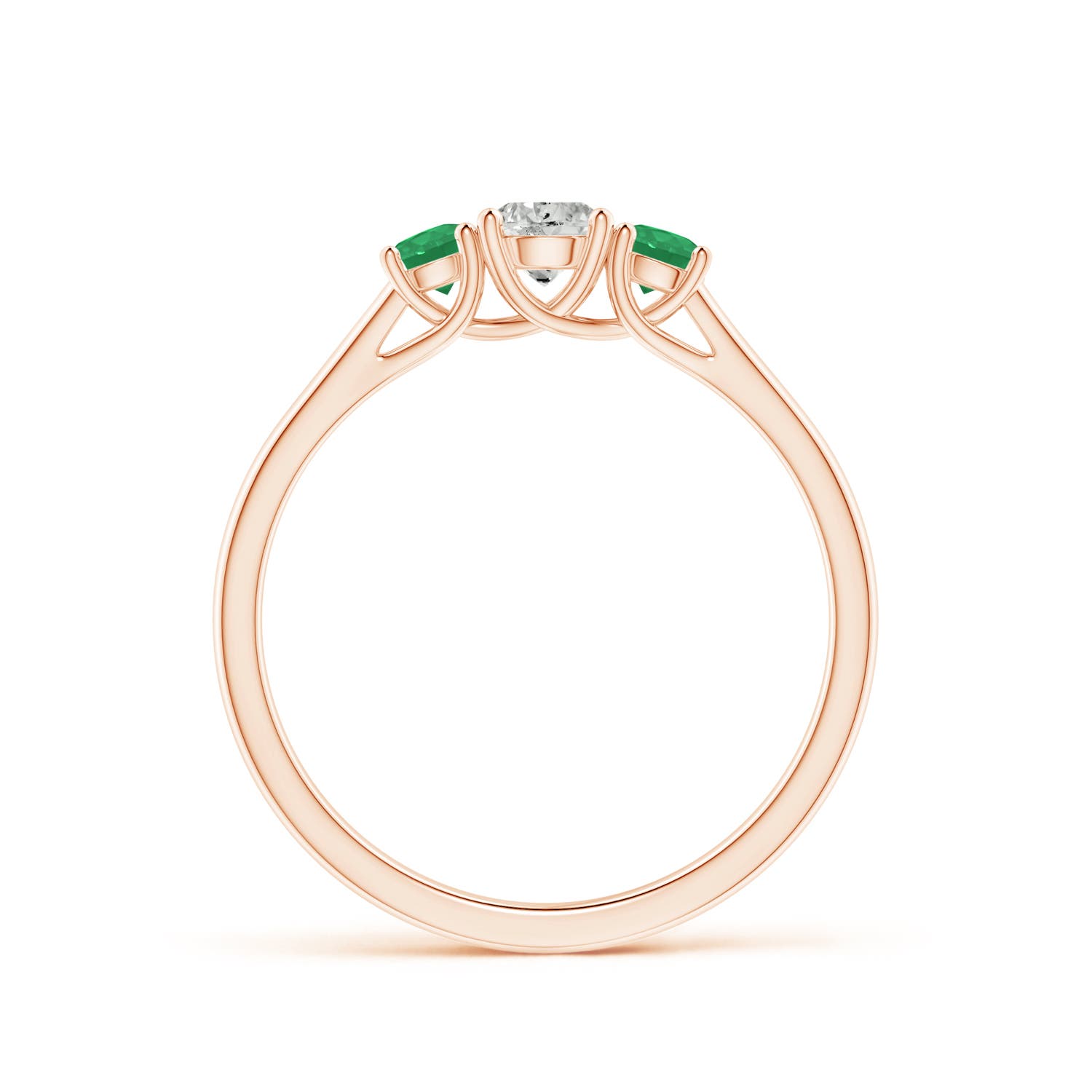 K, I3 / 0.43 CT / 14 KT Rose Gold