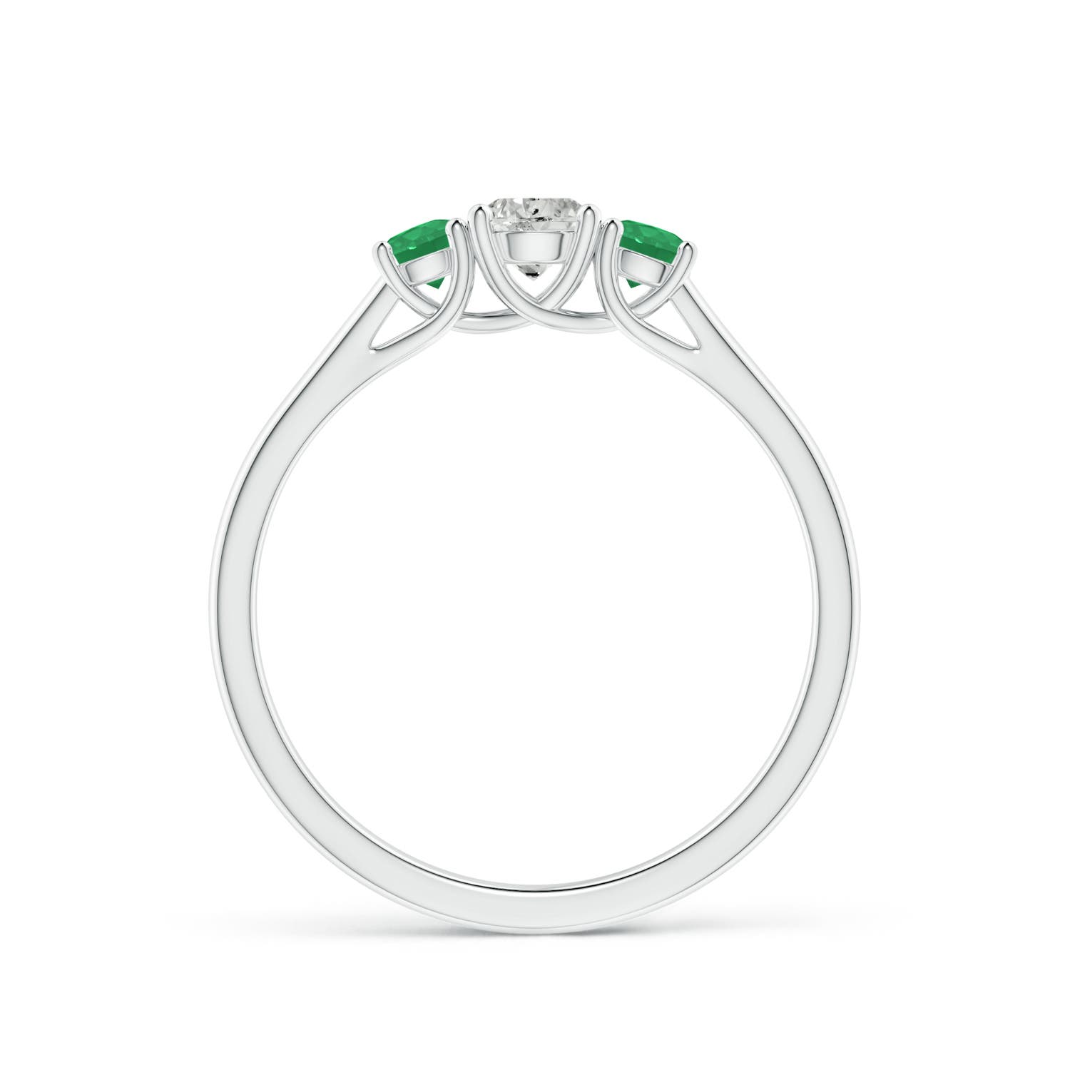 K, I3 / 0.43 CT / 14 KT White Gold