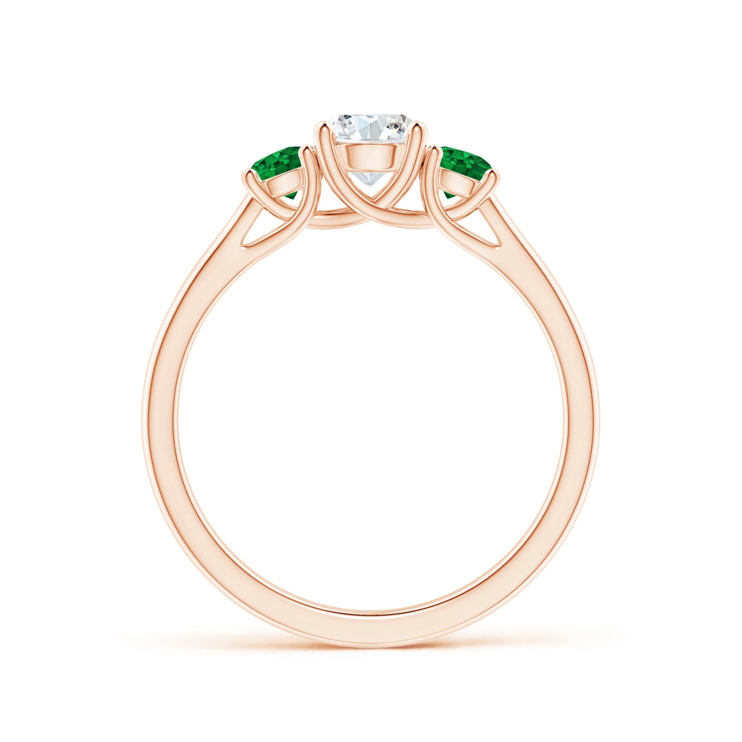 F-G, VS / 0.77 CT / 14 KT Rose Gold