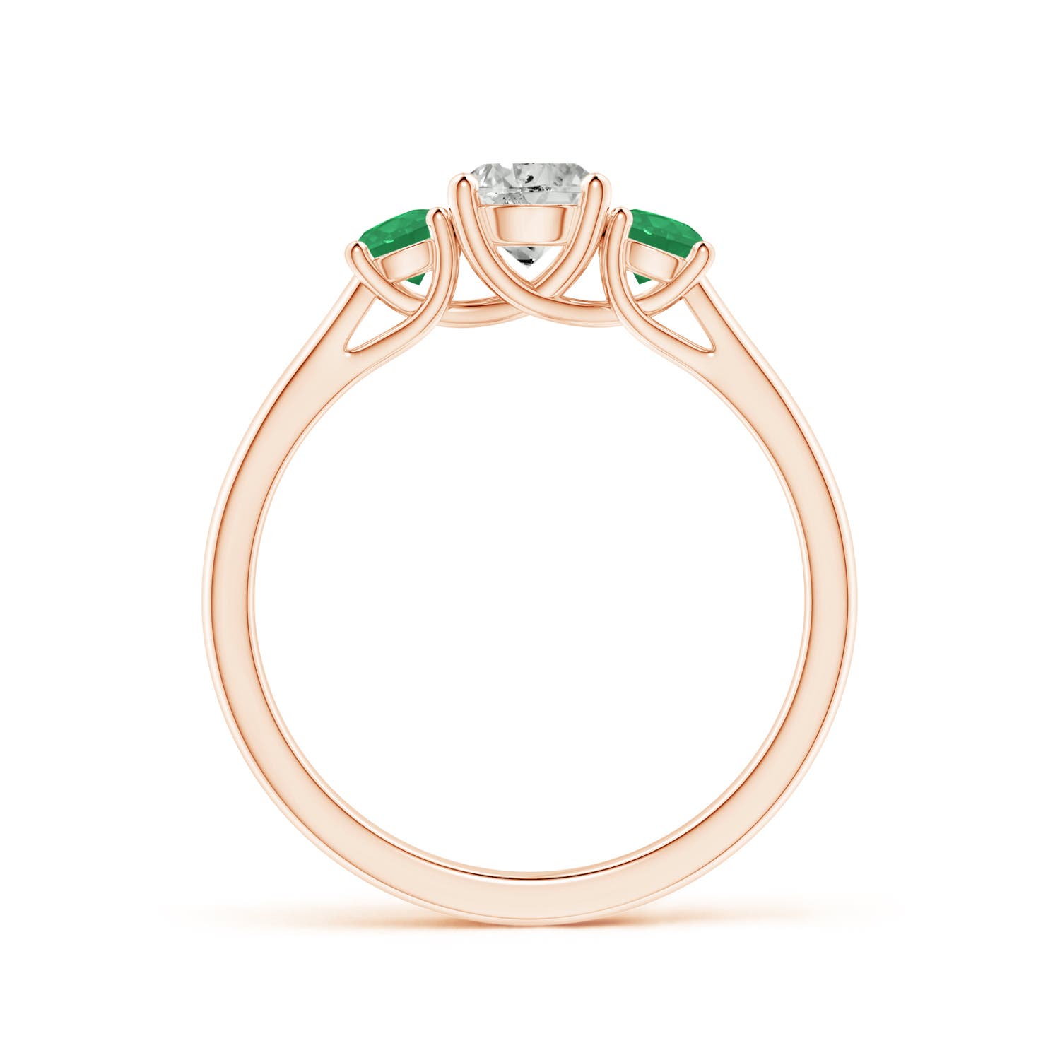 K, I3 / 0.77 CT / 14 KT Rose Gold