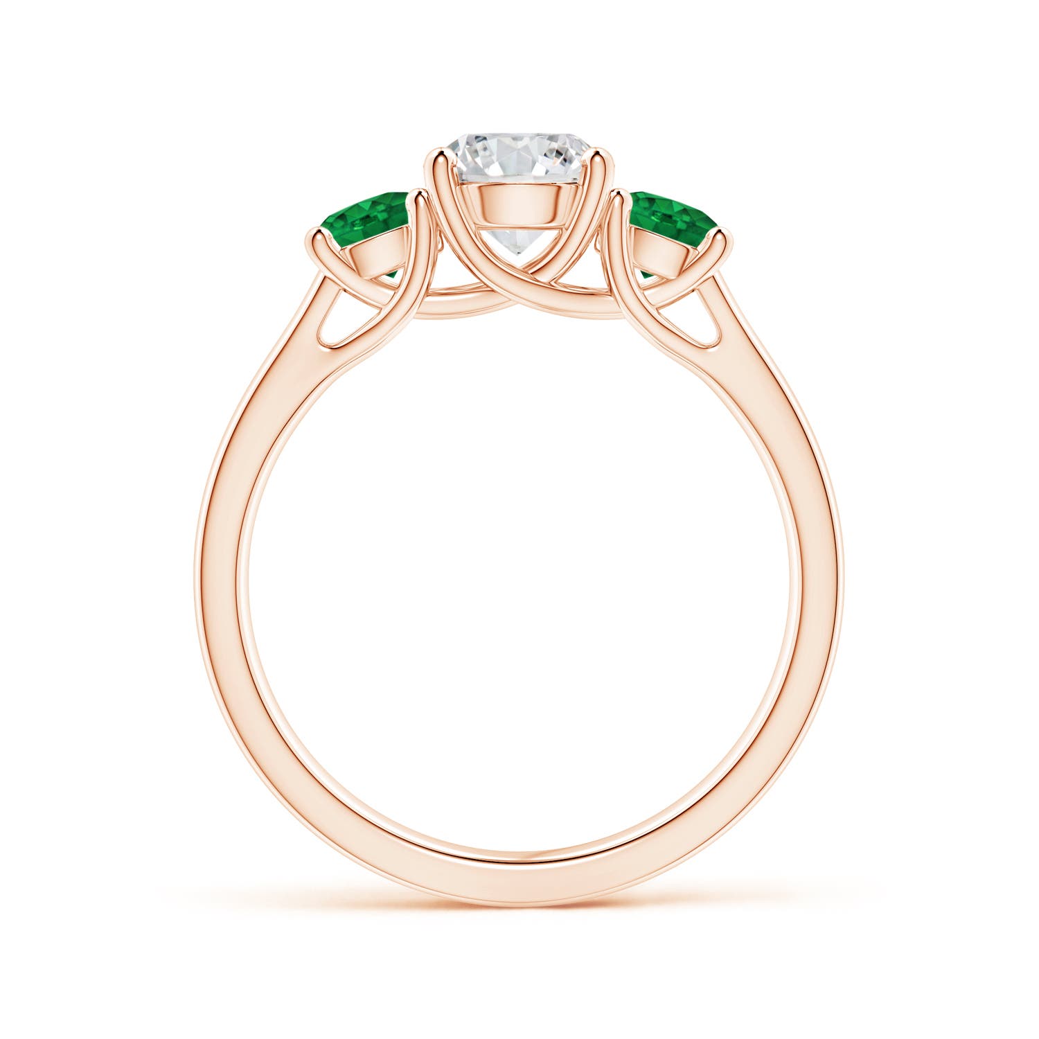 H, SI2 / 1.28 CT / 14 KT Rose Gold