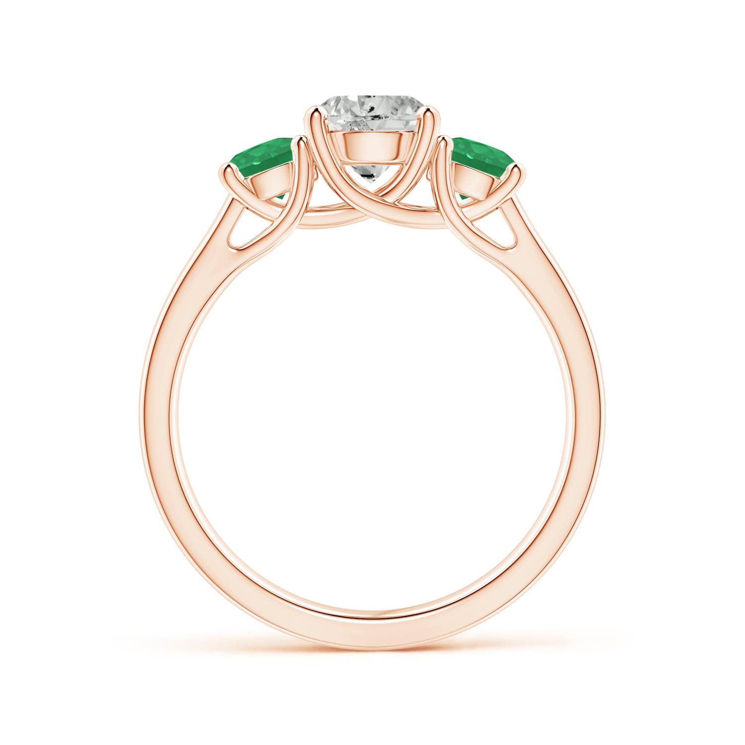 K, I3 / 1.28 CT / 14 KT Rose Gold