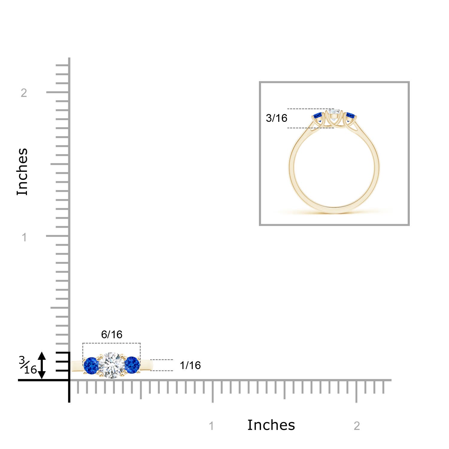 G, VS2 / 0.51 CT / 14 KT Yellow Gold