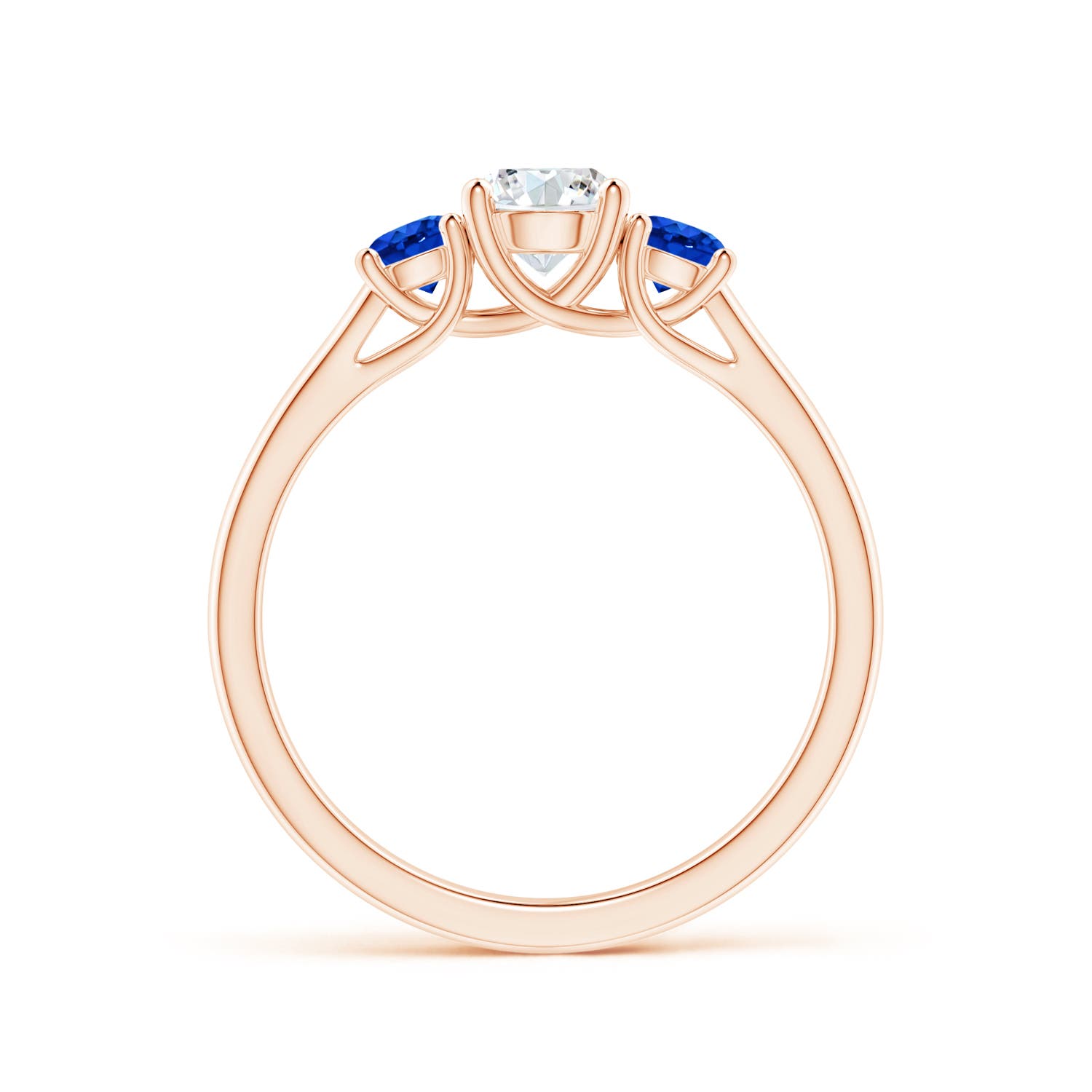 G, VS2 / 0.91 CT / 14 KT Rose Gold