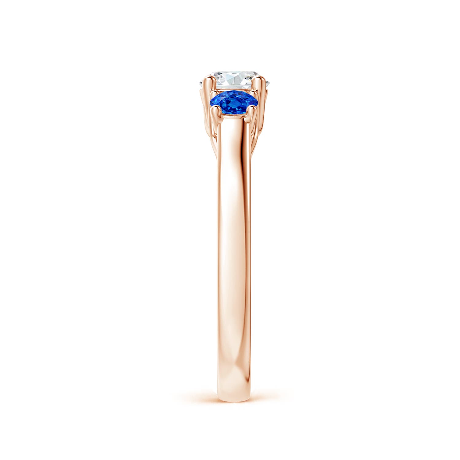 G, VS2 / 0.91 CT / 14 KT Rose Gold