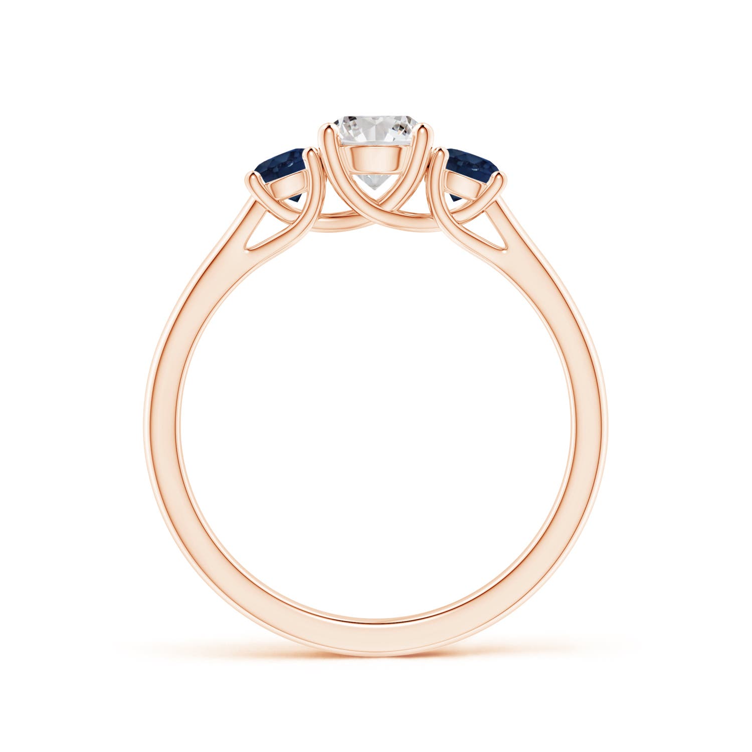 I-J, I1-I2 / 0.91 CT / 14 KT Rose Gold