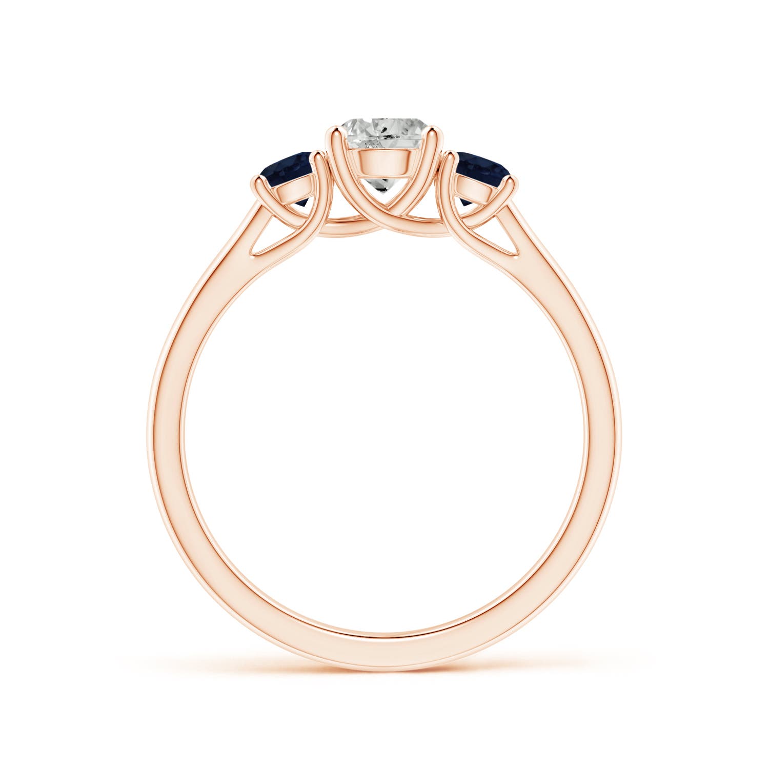 K, I3 / 0.91 CT / 14 KT Rose Gold