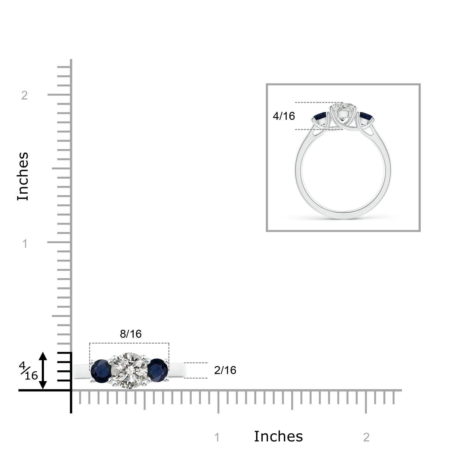 K, I3 / 1.46 CT / 14 KT White Gold