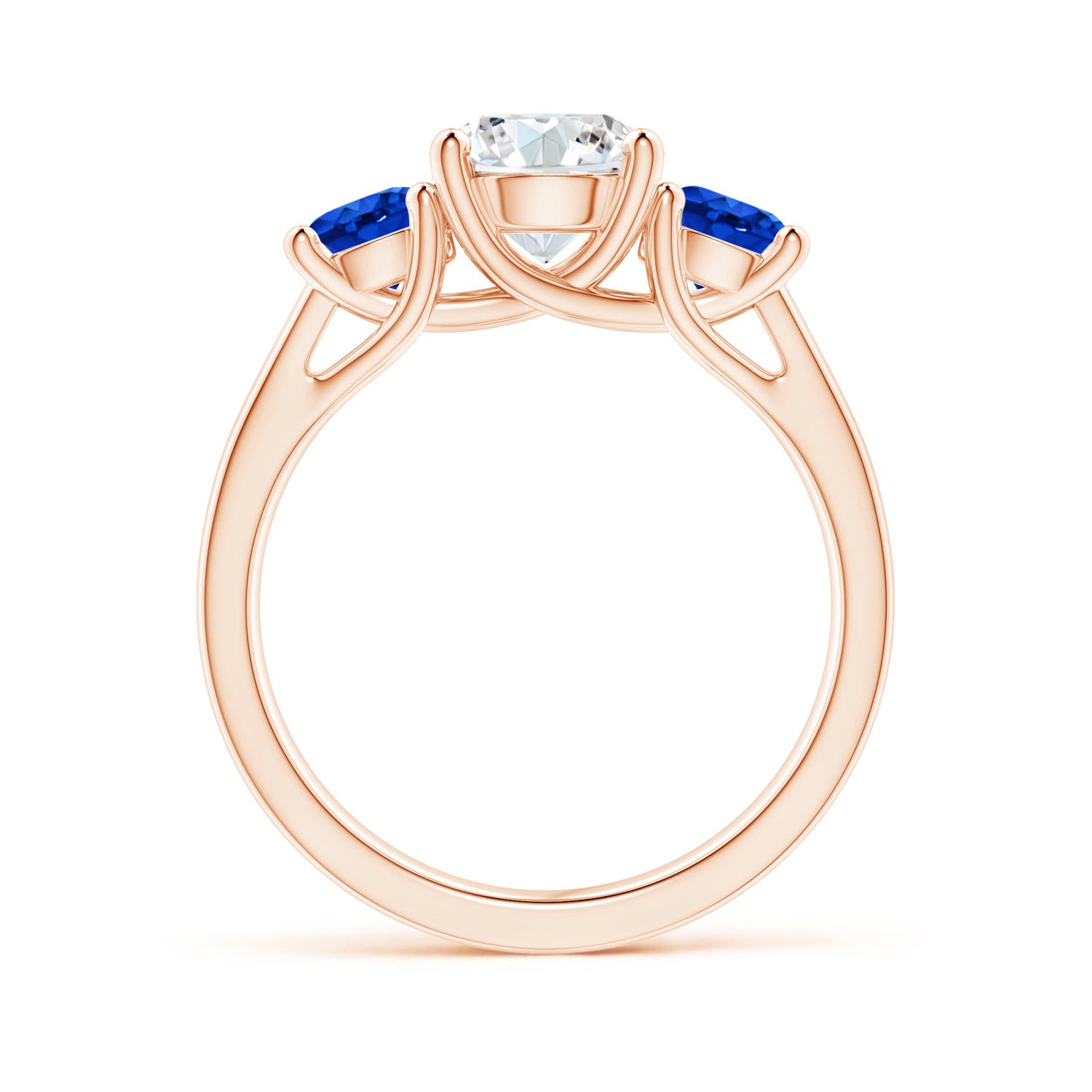 G, VS2 / 2.17 CT / 14 KT Rose Gold