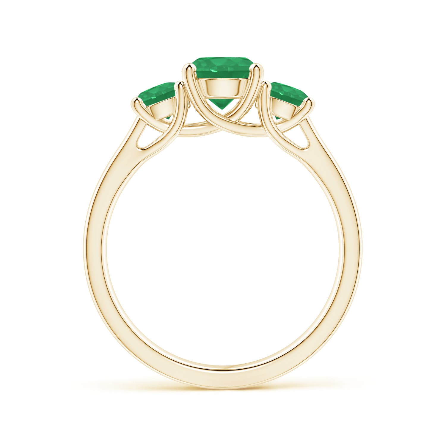 A - Emerald / 1.23 CT / 14 KT Yellow Gold