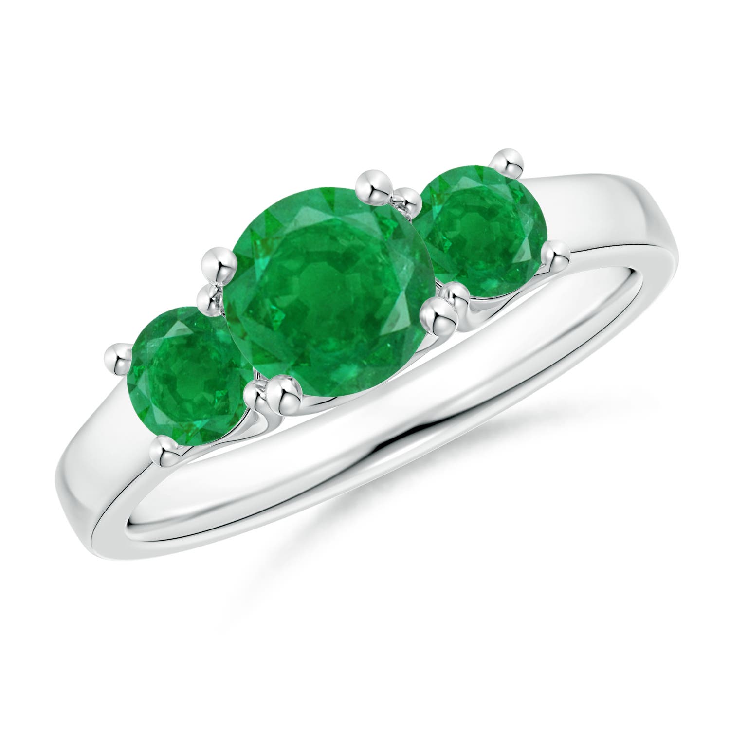 AA - Emerald / 1.23 CT / 14 KT White Gold