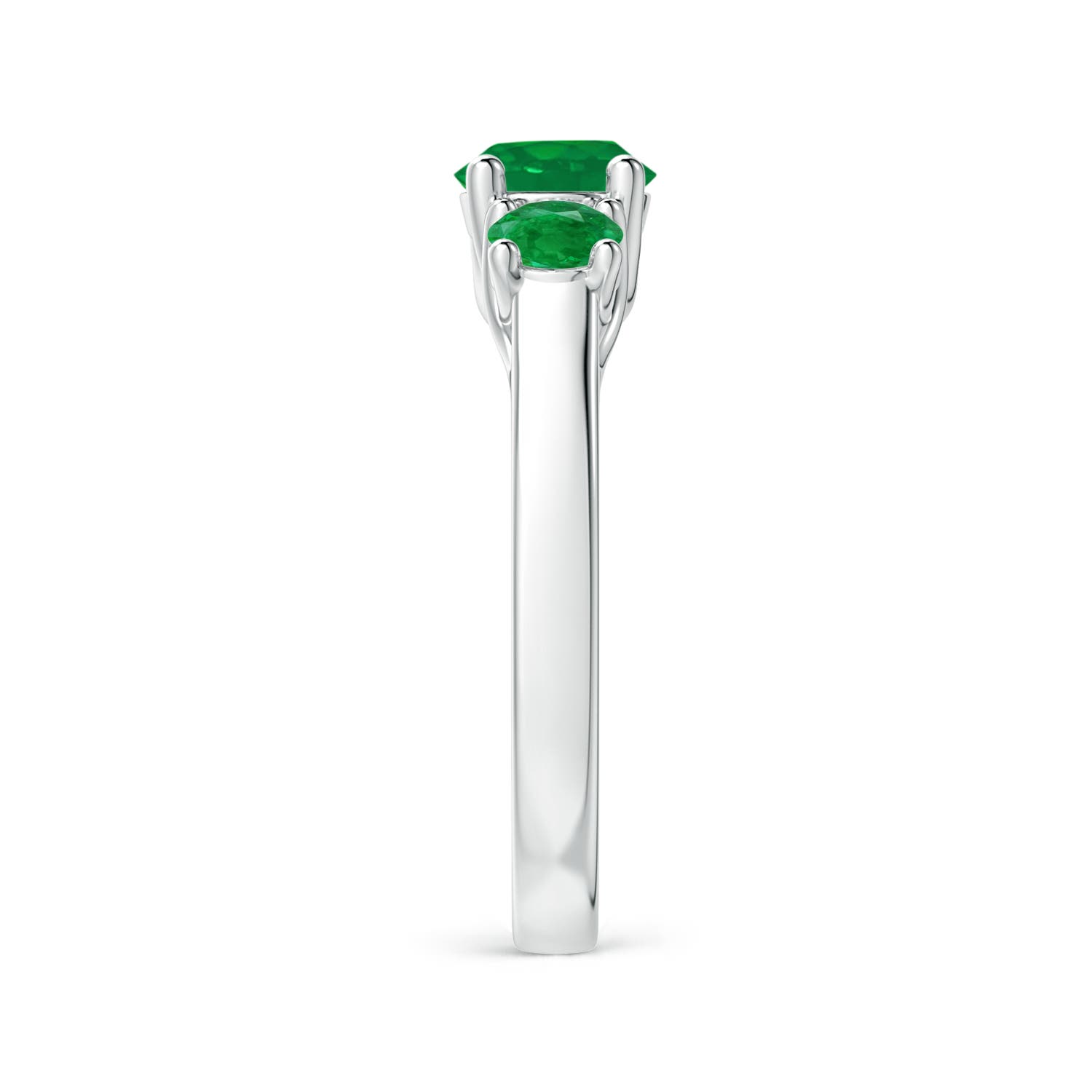 AA - Emerald / 1.23 CT / 14 KT White Gold