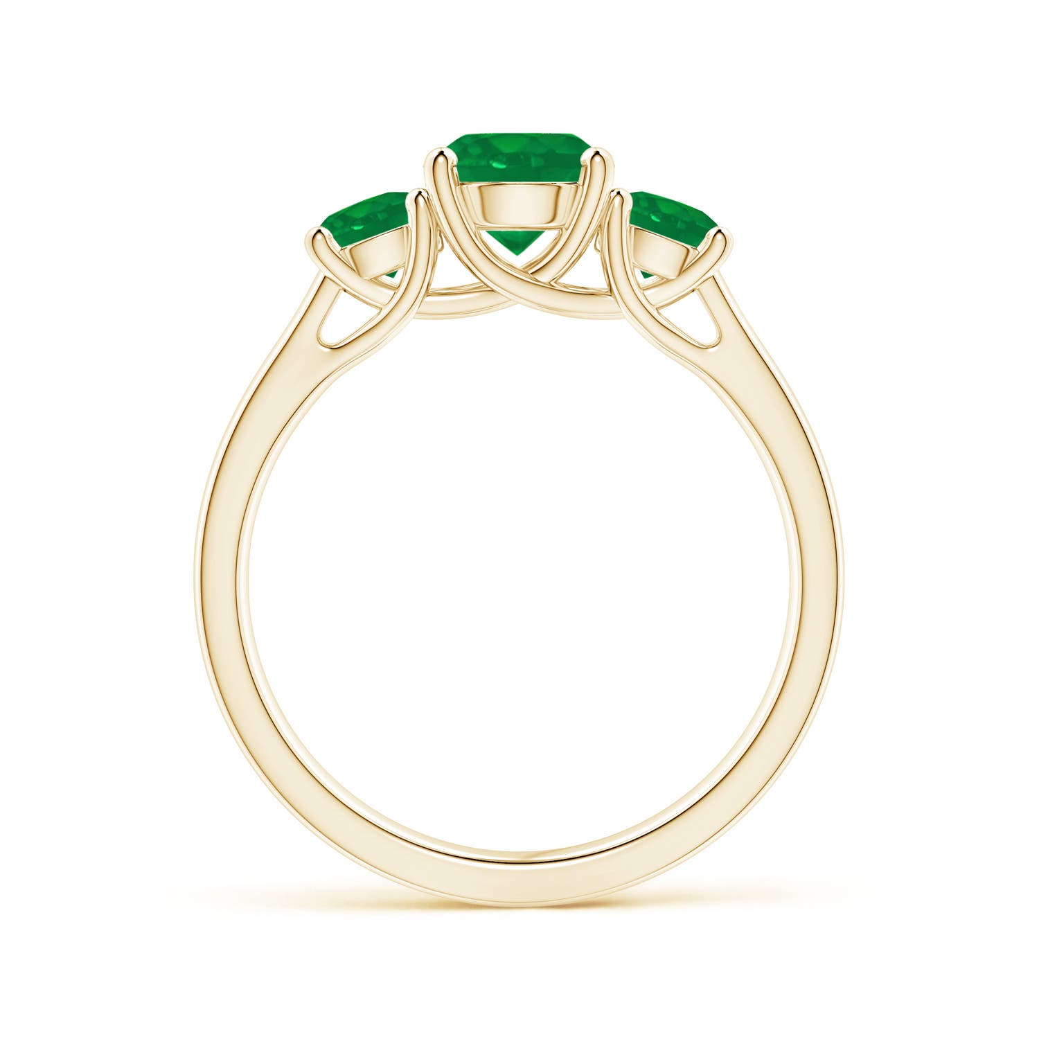 AA - Emerald / 1.23 CT / 14 KT Yellow Gold