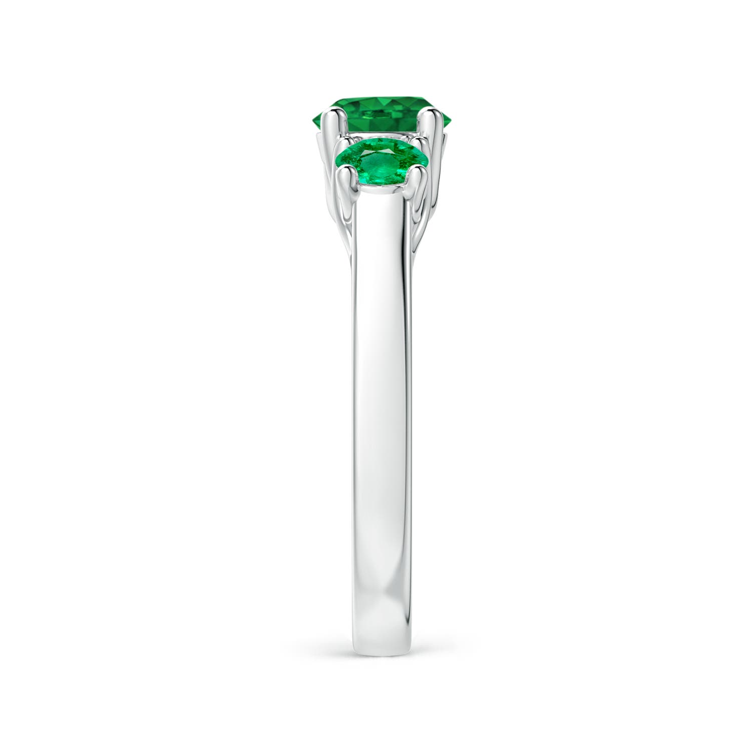 AAA - Emerald / 1.23 CT / 14 KT White Gold