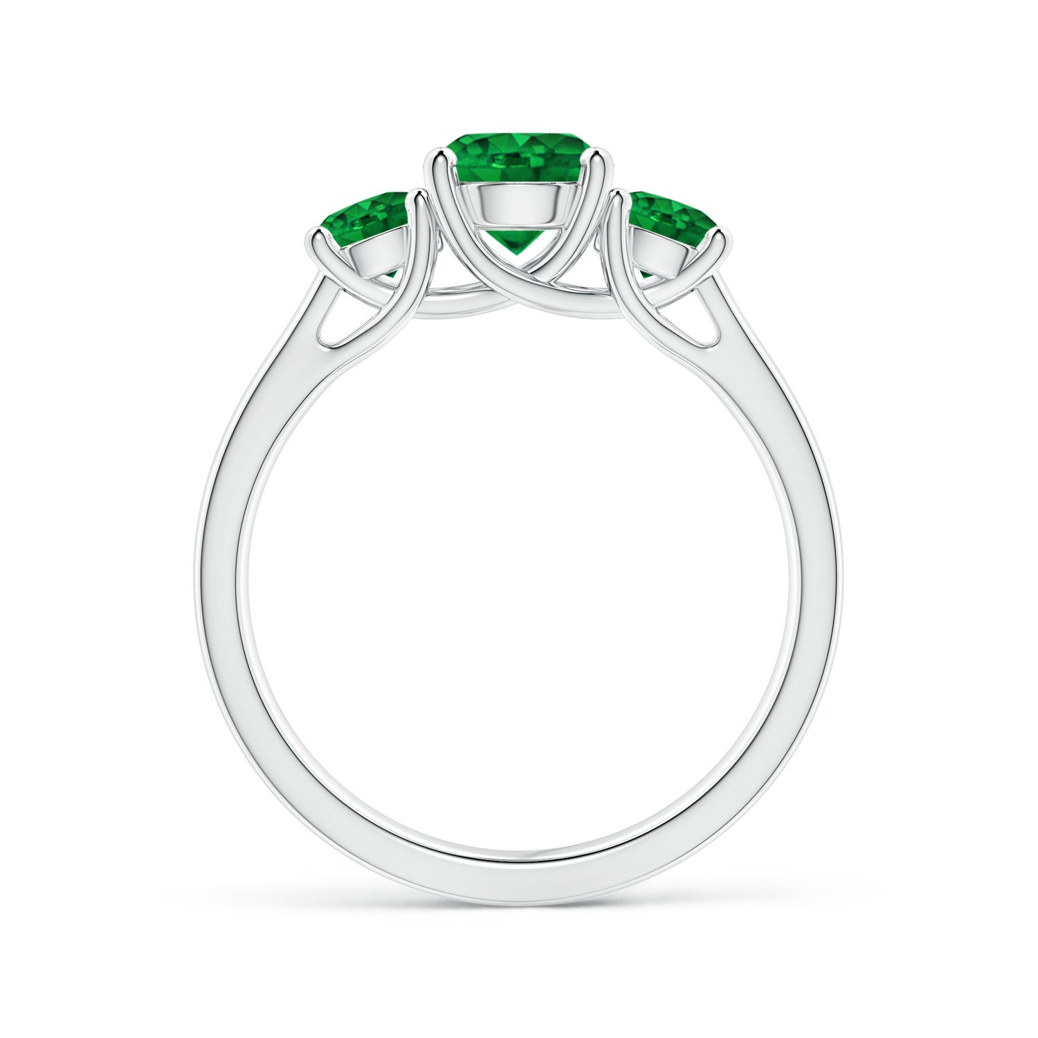 AAAA - Emerald / 1.23 CT / 14 KT White Gold