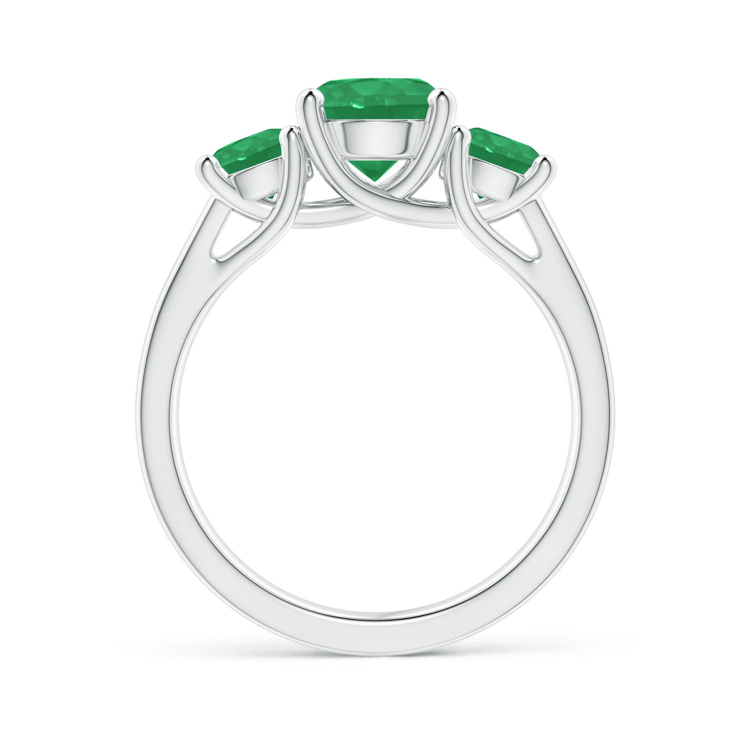 A - Emerald / 1.9 CT / 14 KT White Gold