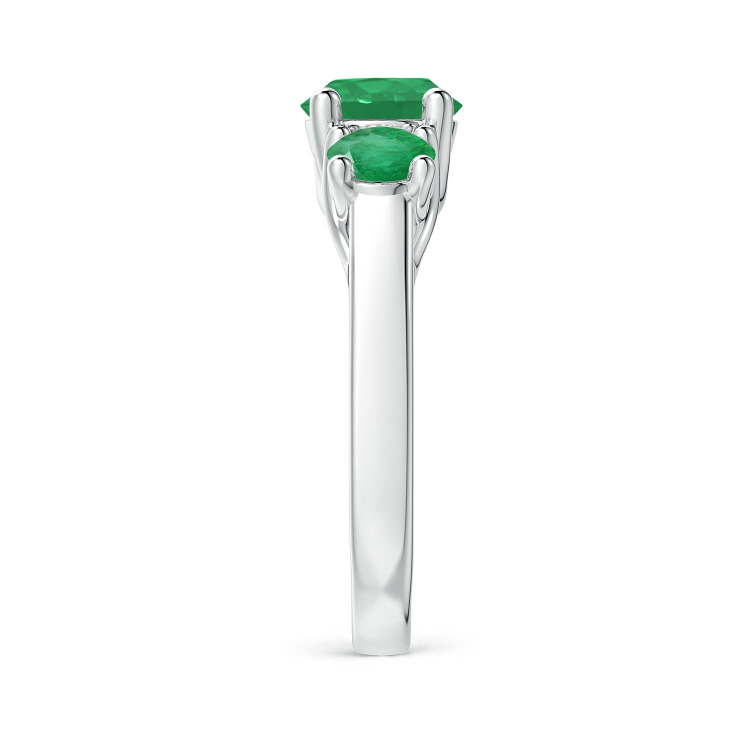 A - Emerald / 1.9 CT / 14 KT White Gold