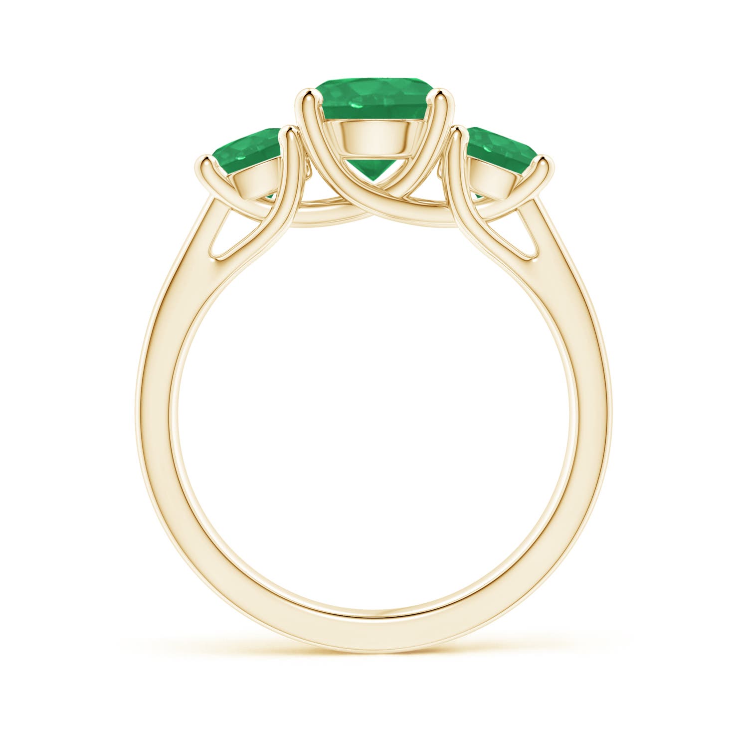 A - Emerald / 1.9 CT / 14 KT Yellow Gold