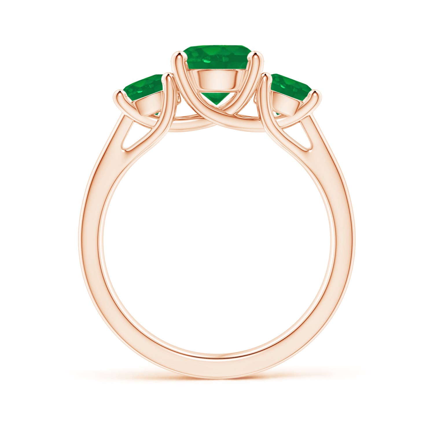 AA - Emerald / 1.9 CT / 14 KT Rose Gold