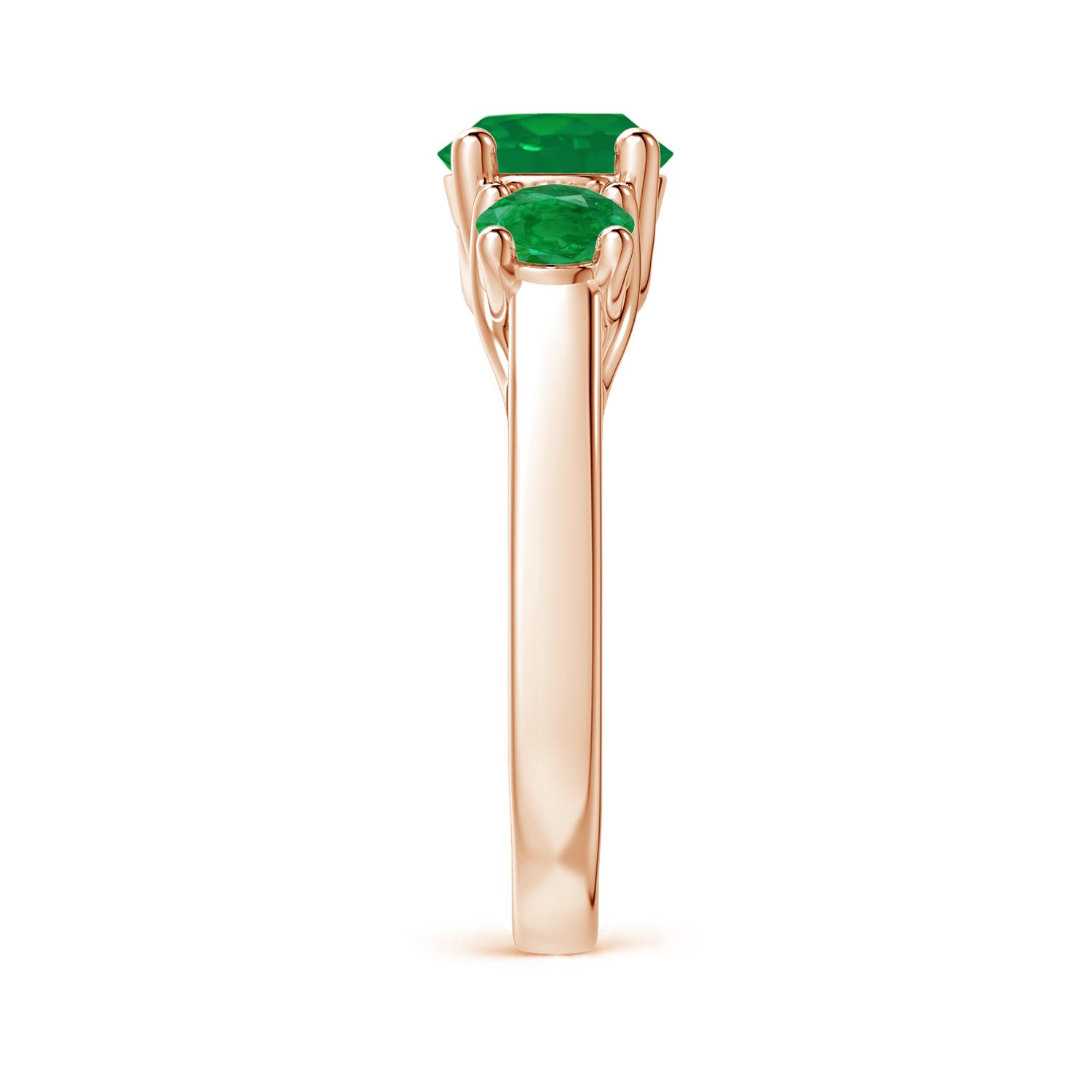 AA - Emerald / 1.9 CT / 14 KT Rose Gold