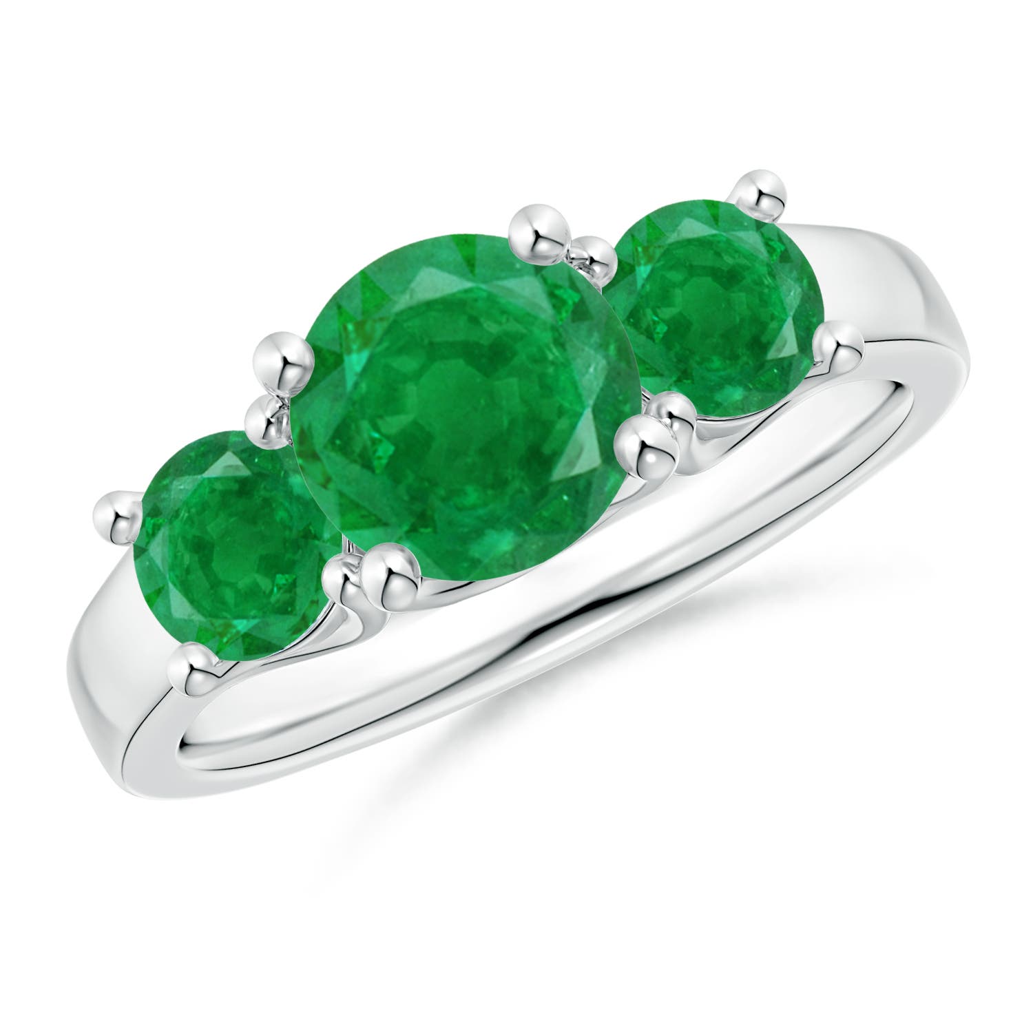 AA - Emerald / 1.9 CT / 14 KT White Gold