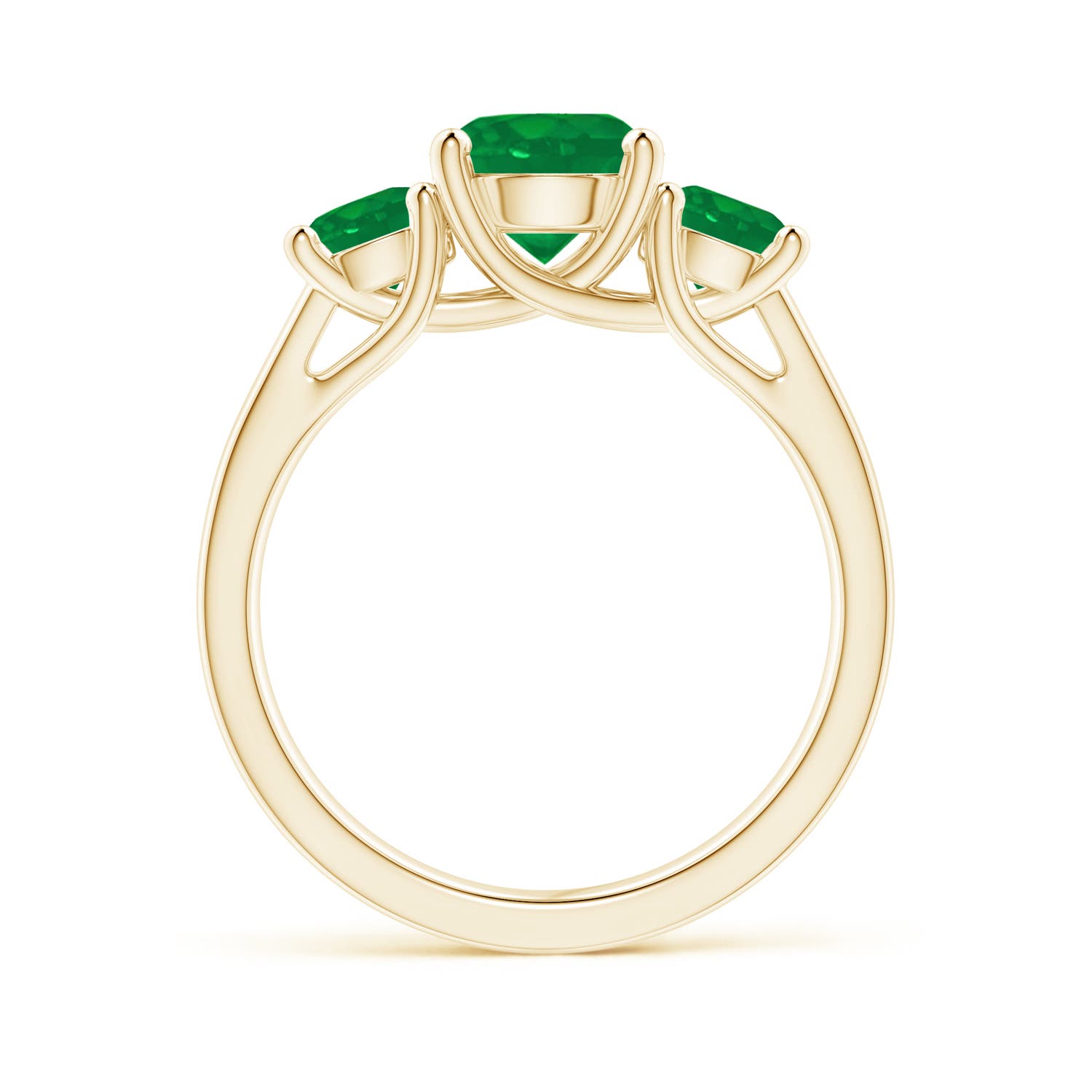 AA - Emerald / 1.9 CT / 14 KT Yellow Gold