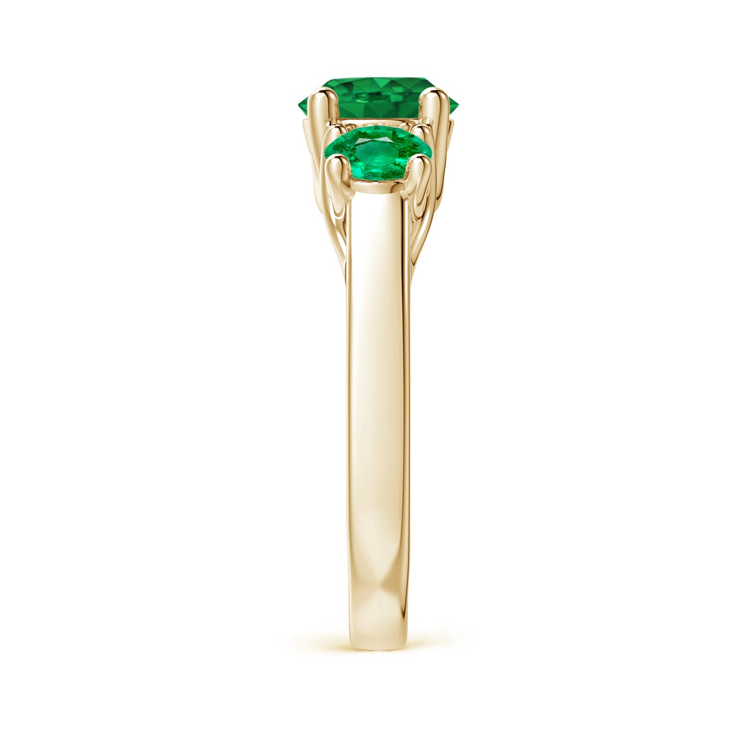 AAA - Emerald / 1.9 CT / 14 KT Yellow Gold