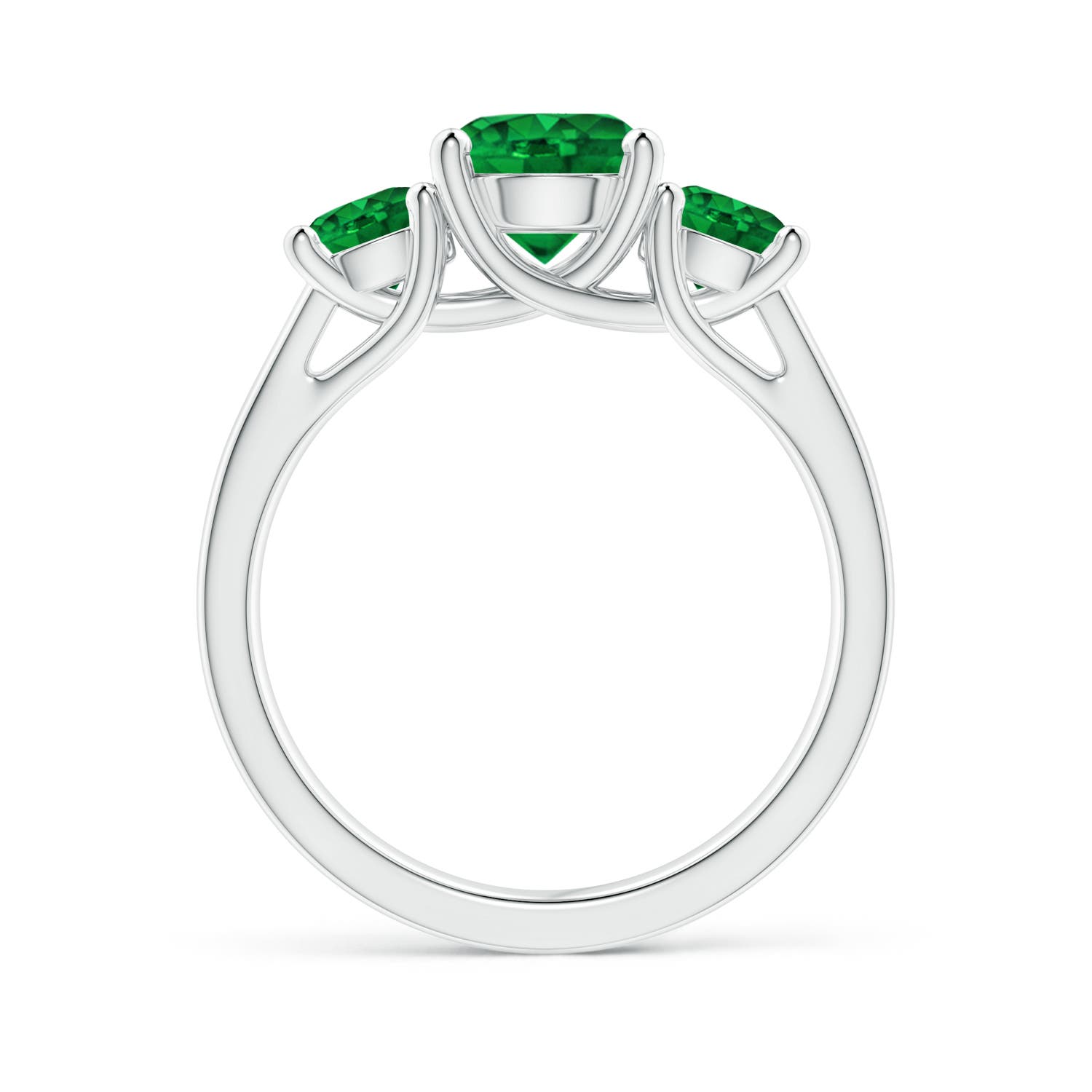 AAAA - Emerald / 1.9 CT / 14 KT White Gold