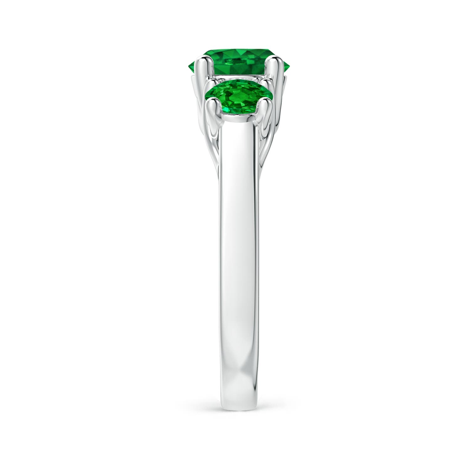 AAAA - Emerald / 1.9 CT / 14 KT White Gold