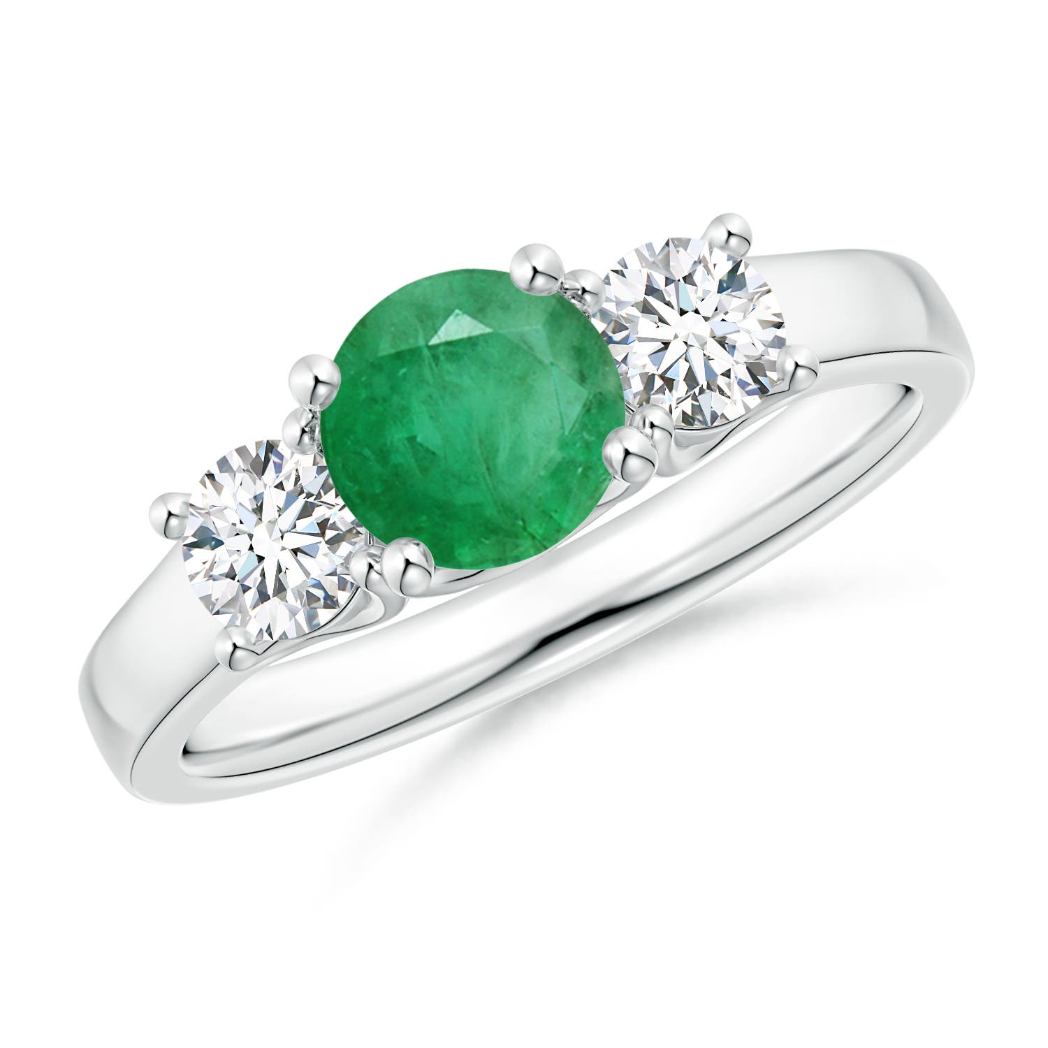 A - Emerald / 1.21 CT / 14 KT White Gold