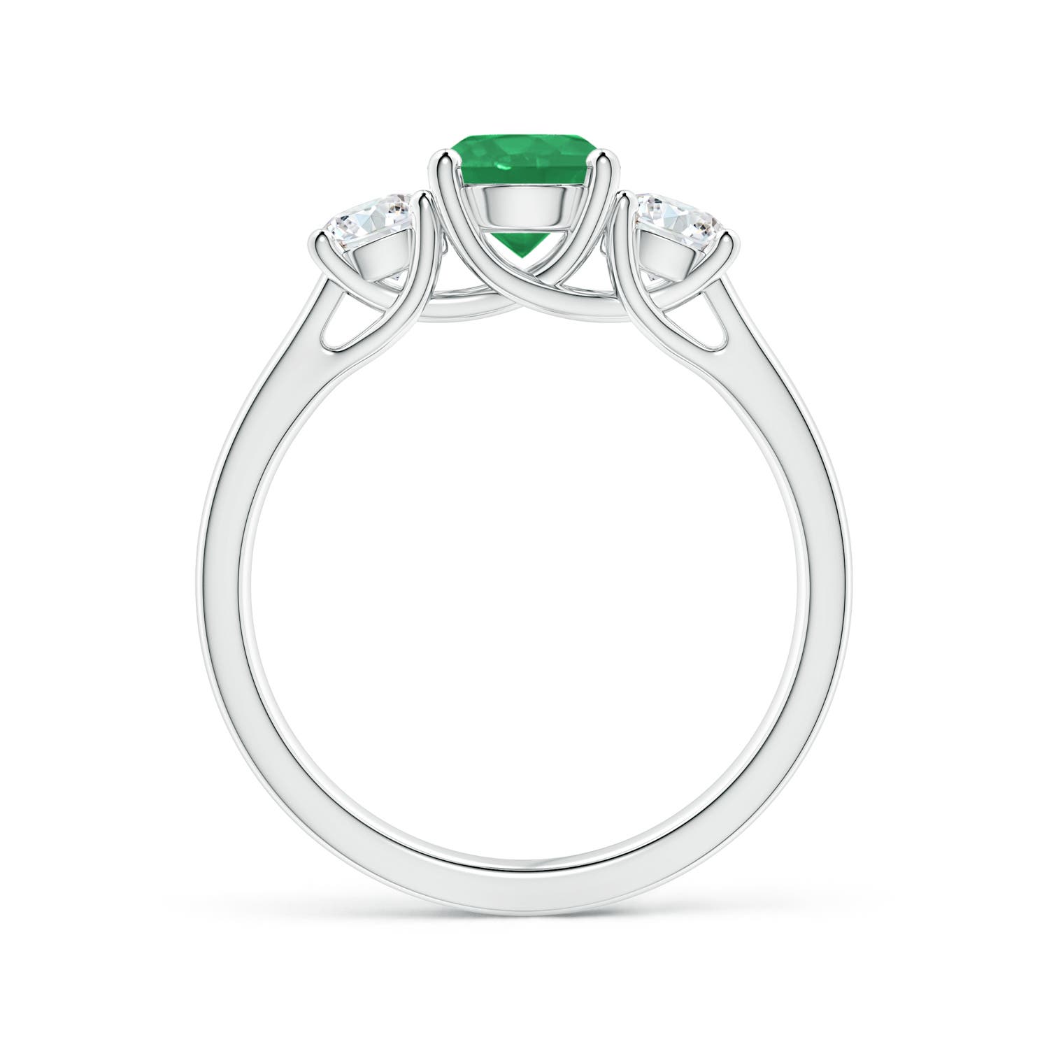 A - Emerald / 1.21 CT / 14 KT White Gold