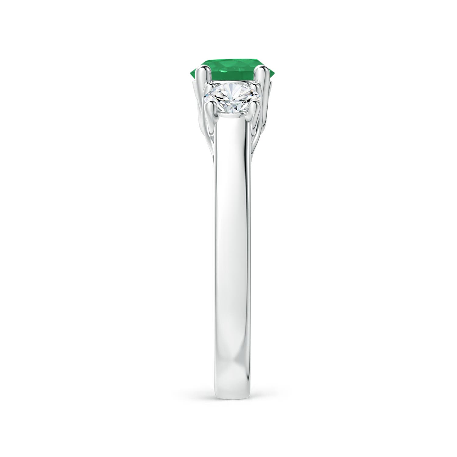 A - Emerald / 1.21 CT / 14 KT White Gold