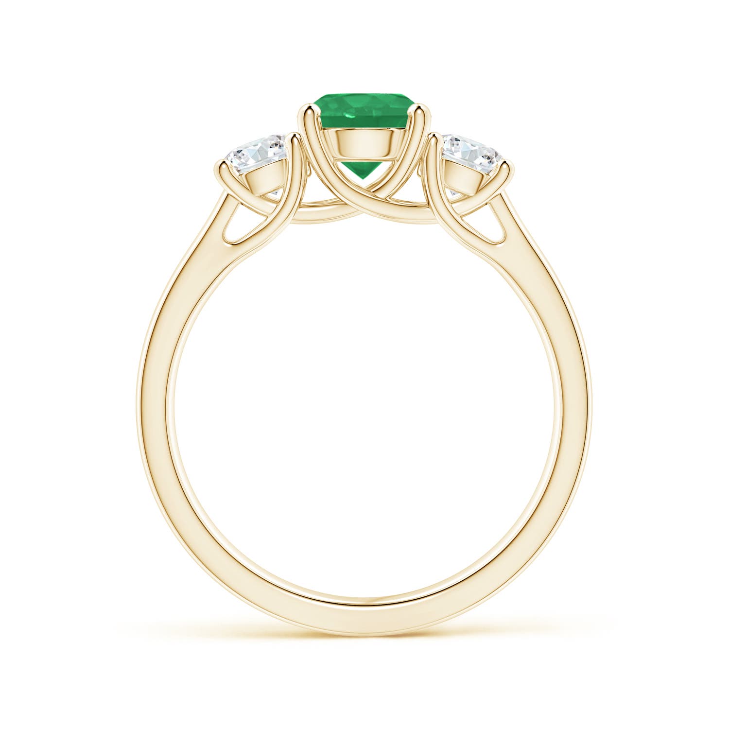 A - Emerald / 1.21 CT / 14 KT Yellow Gold