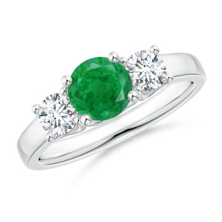 Round AA Emerald