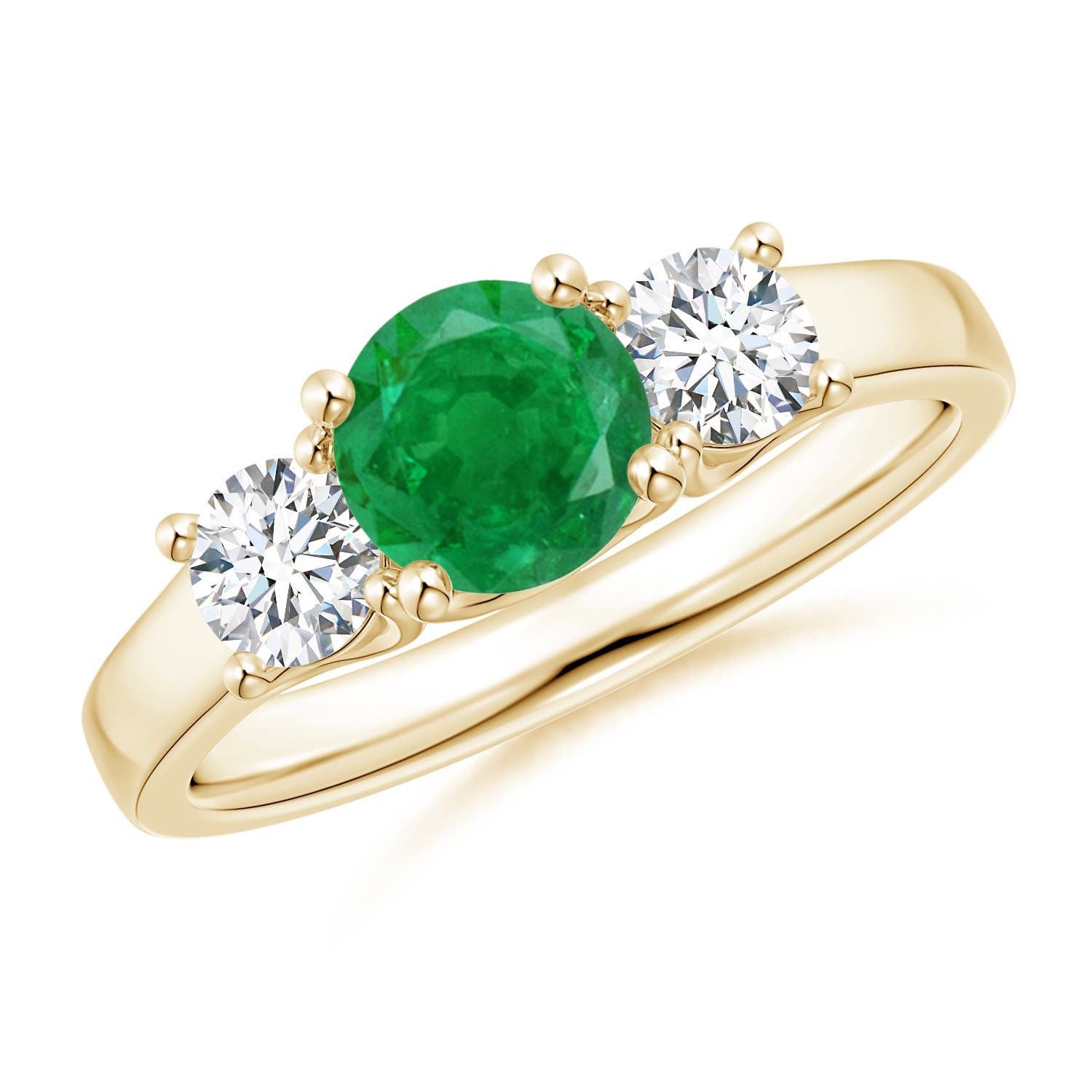 AA - Emerald / 1.21 CT / 14 KT Yellow Gold