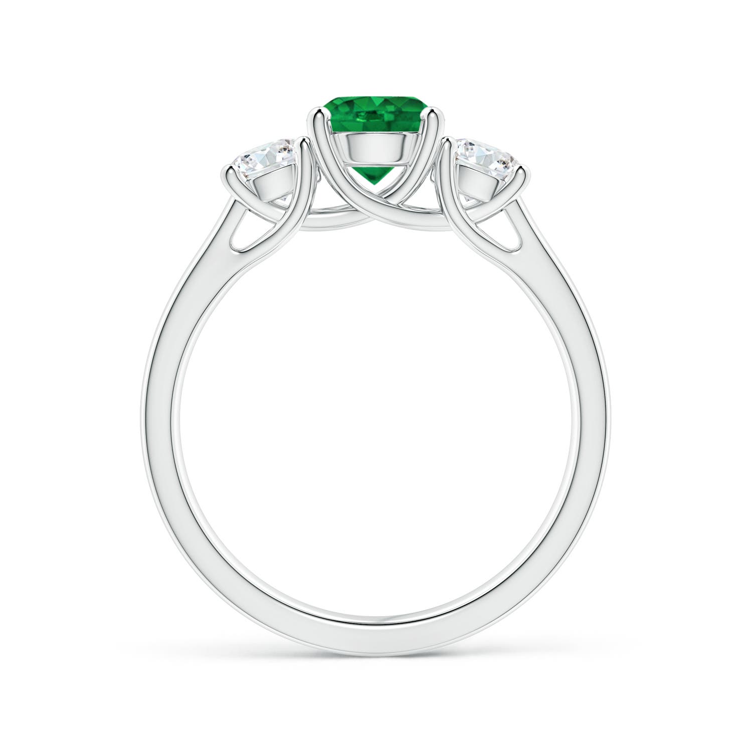 AAA - Emerald / 1.21 CT / 14 KT White Gold