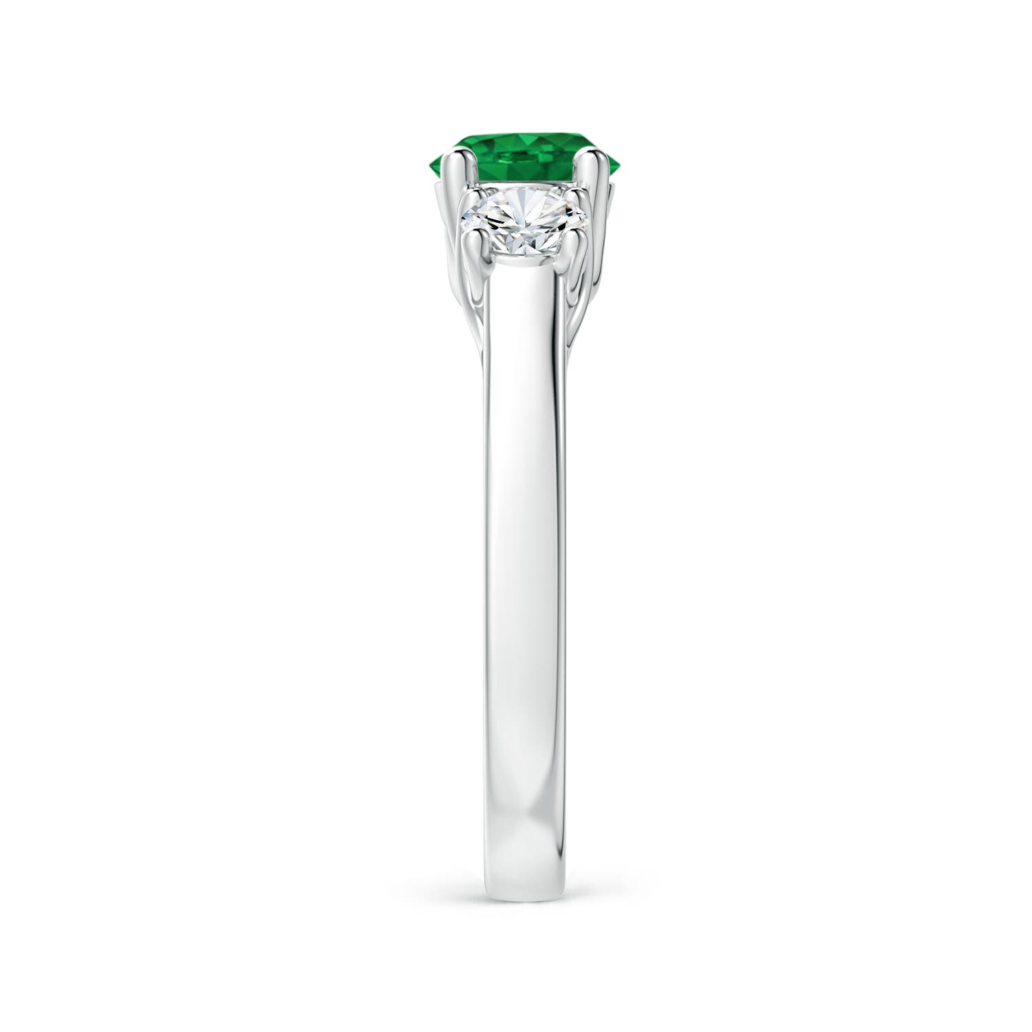 AAA - Emerald / 1.21 CT / 14 KT White Gold