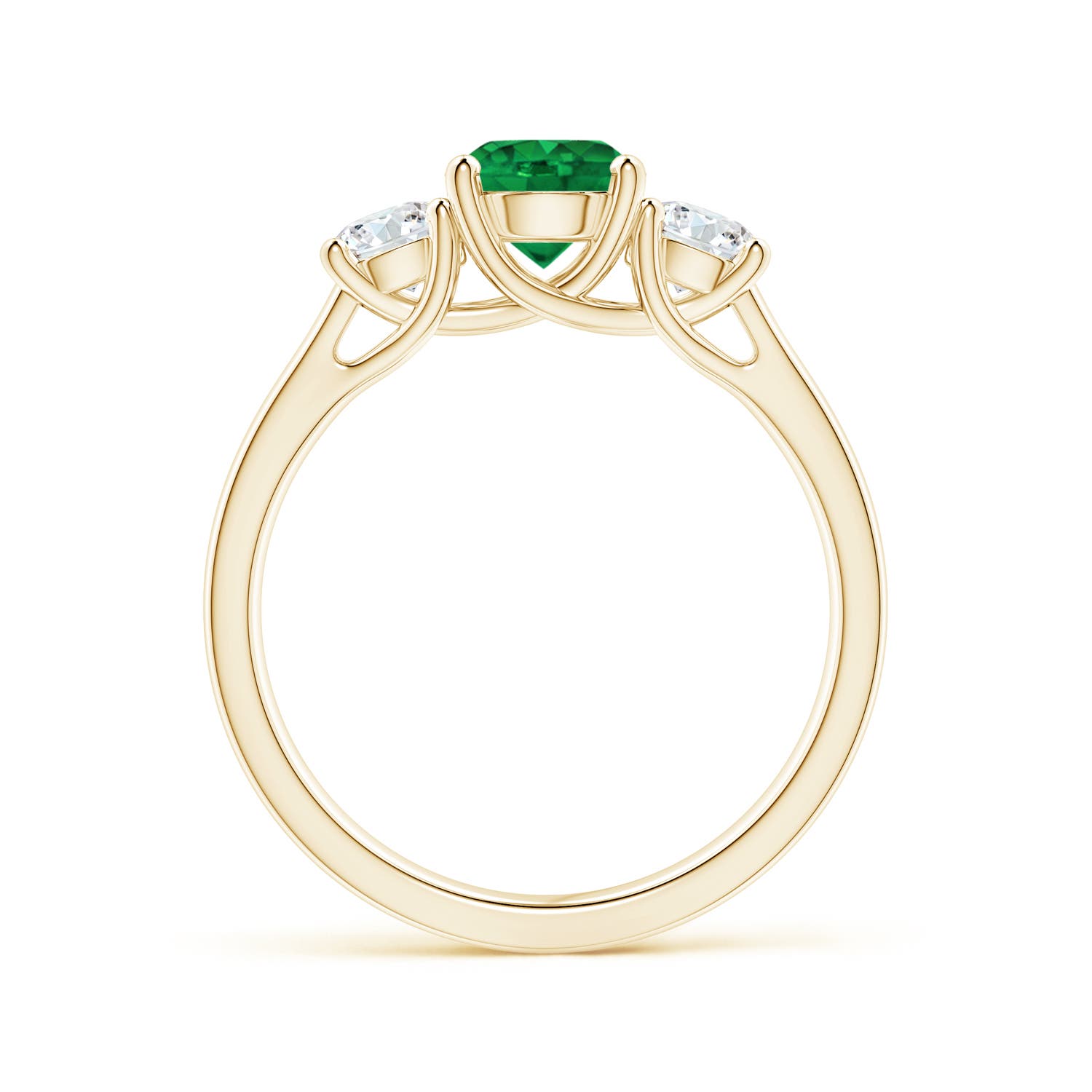 AAA - Emerald / 1.21 CT / 14 KT Yellow Gold